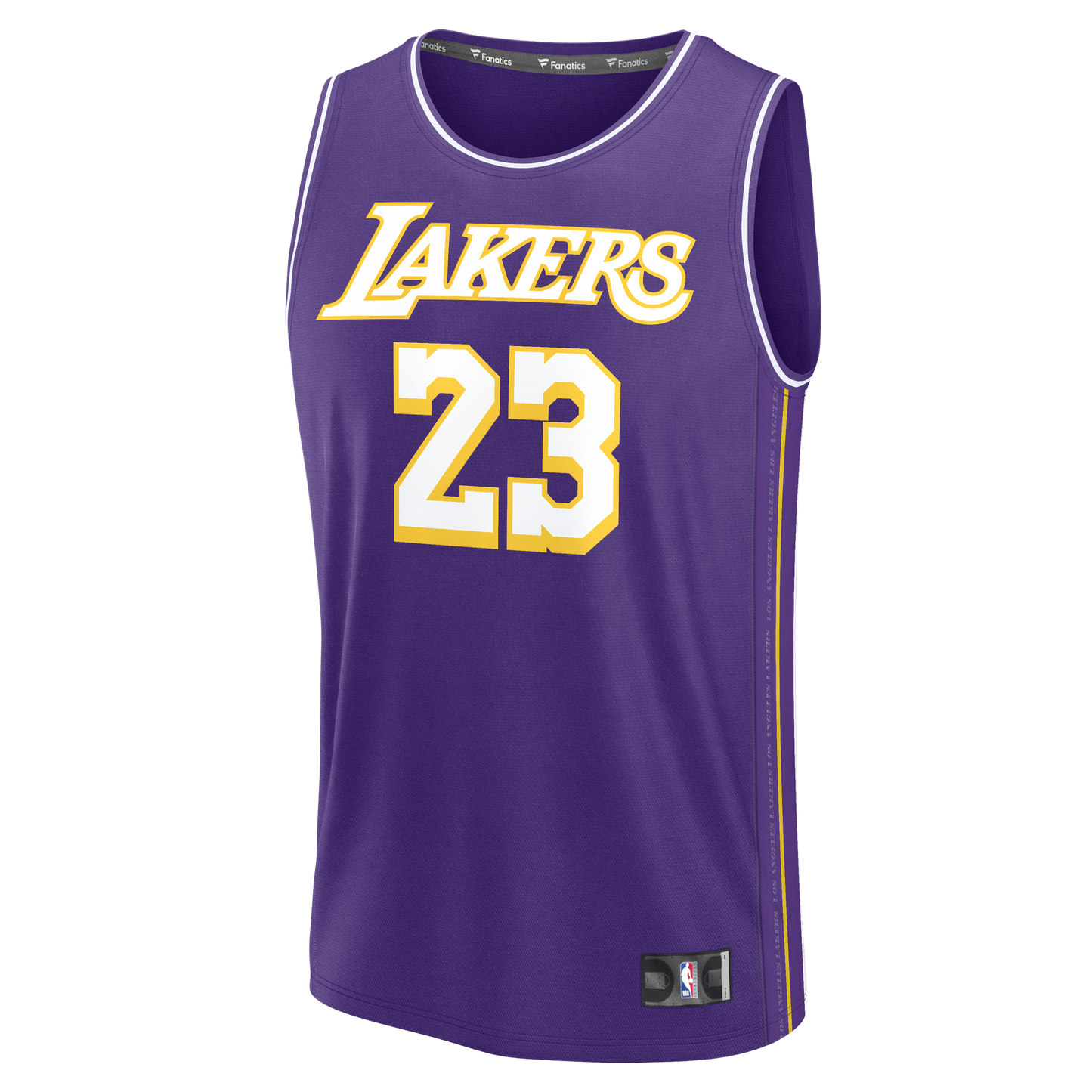 Men's Los Angeles Lakers LeBron James Fanatics Purple Fast Break Jersey - Statement Edition