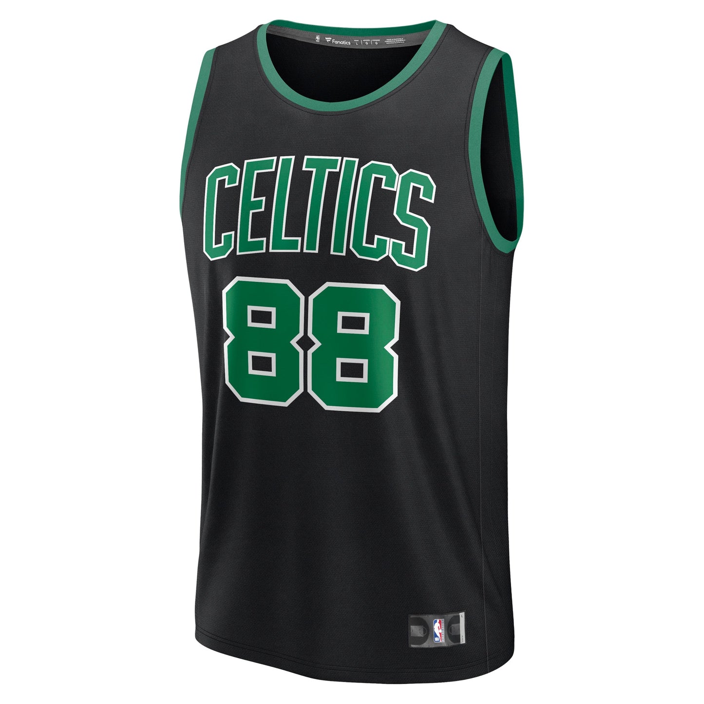 Men's Boston Celtics Neemias Queta Fanatics Black Fast Break Replica Player Jersey - Statement Edition