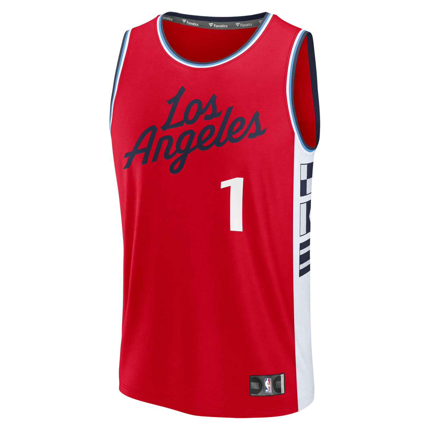 Youth LA Clippers Keaton Wagler Fanatics Red Fast Break Replica Jersey - Statement Edition
