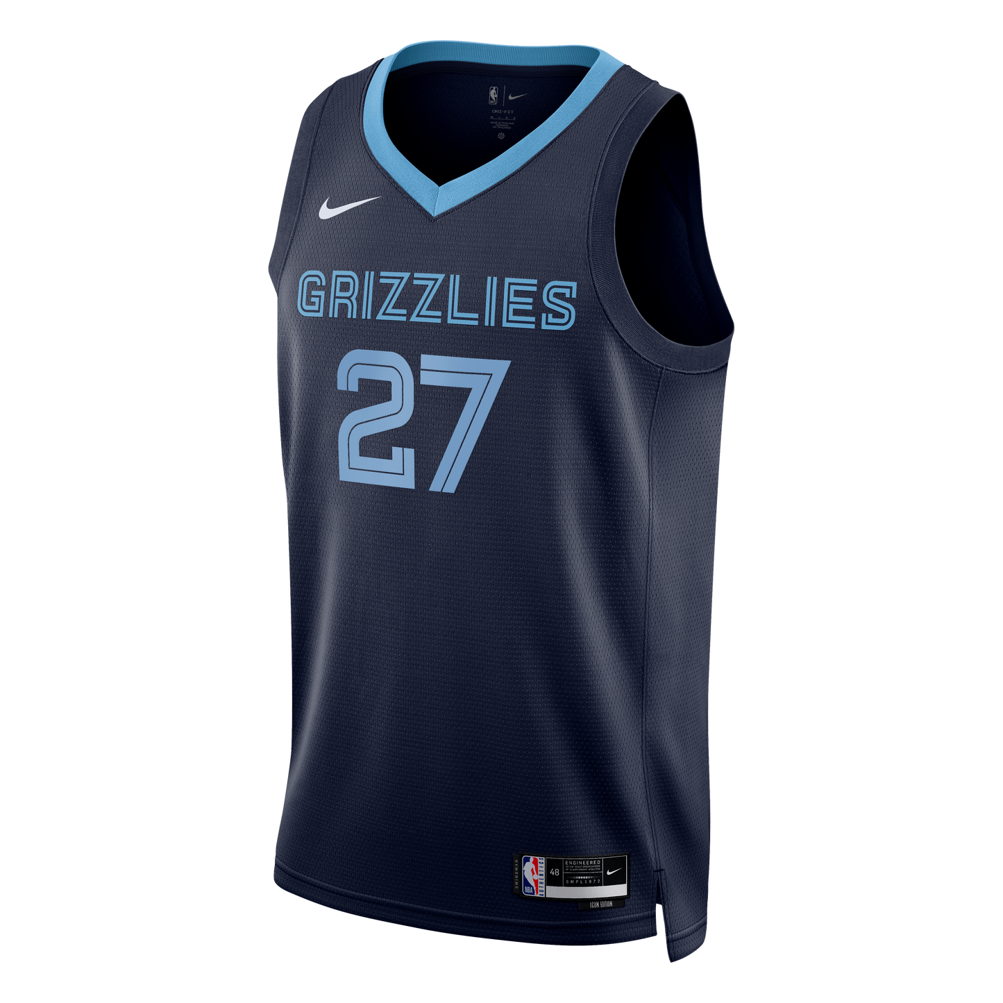 Unisex Memphis Grizzlies Cameron Boozer Nike Navy 2026 NBA Draft Swingman Jersey - Icon Edition