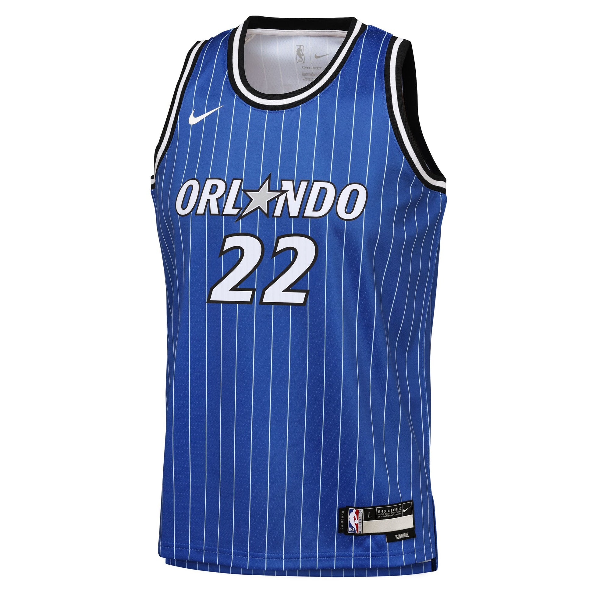 Youth Orlando Magic Franz Wagner Nike Blue Icon Edition Swingman Jersey