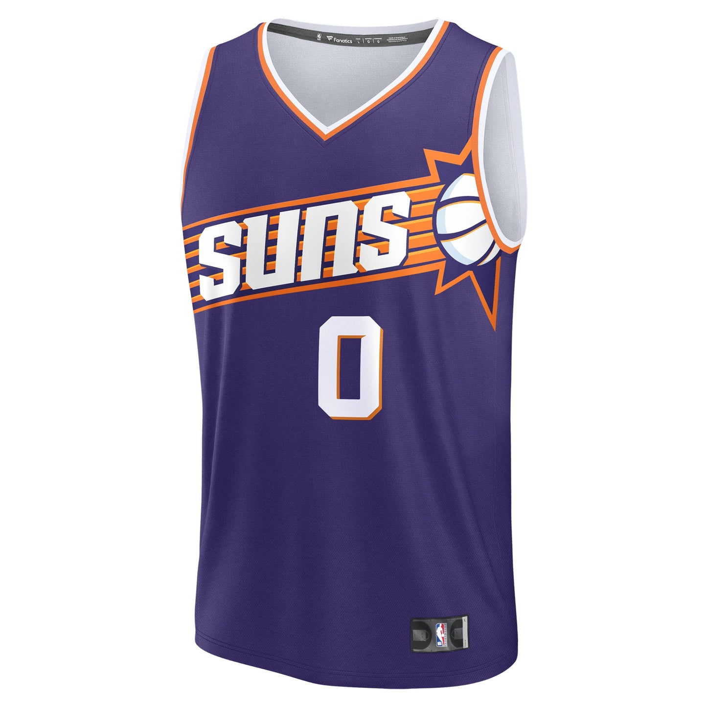 Men's Phoenix Suns Ryan Dunn  Fanatics Purple 2024 NBA Draft Fast Break Player Jersey - Icon Edition