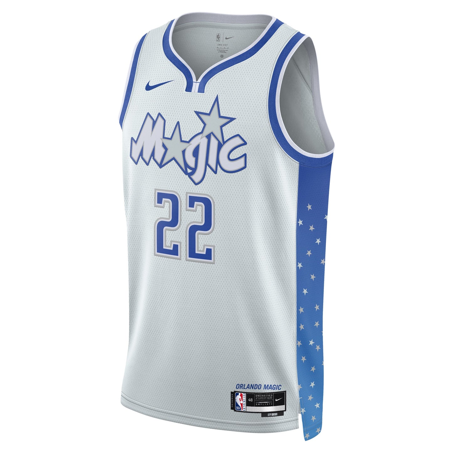 Unisex Orlando Magic Franz Wagner Nike Silver 2025/26 Swingman Jersey - City Edition