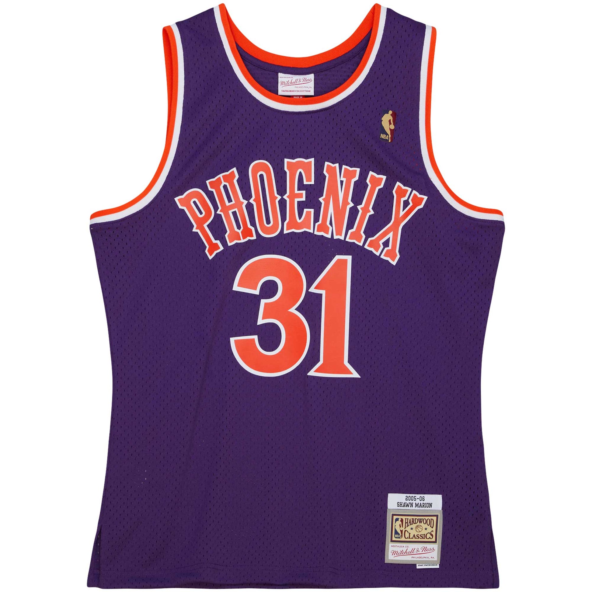 Men's Phoenix Suns Shawn Marion Mitchell & Ness Purple 2005/06 Hardwood Classics Swingman Jersey
