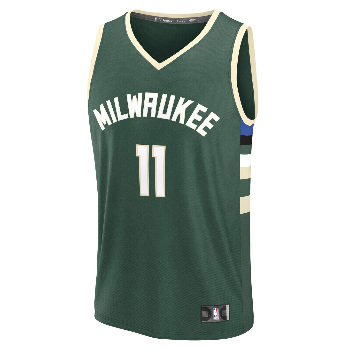 Youth Milwaukee Bucks Tyler Herro Fanatics Hunter Green Fast Break Replica Jersey - Icon Edition