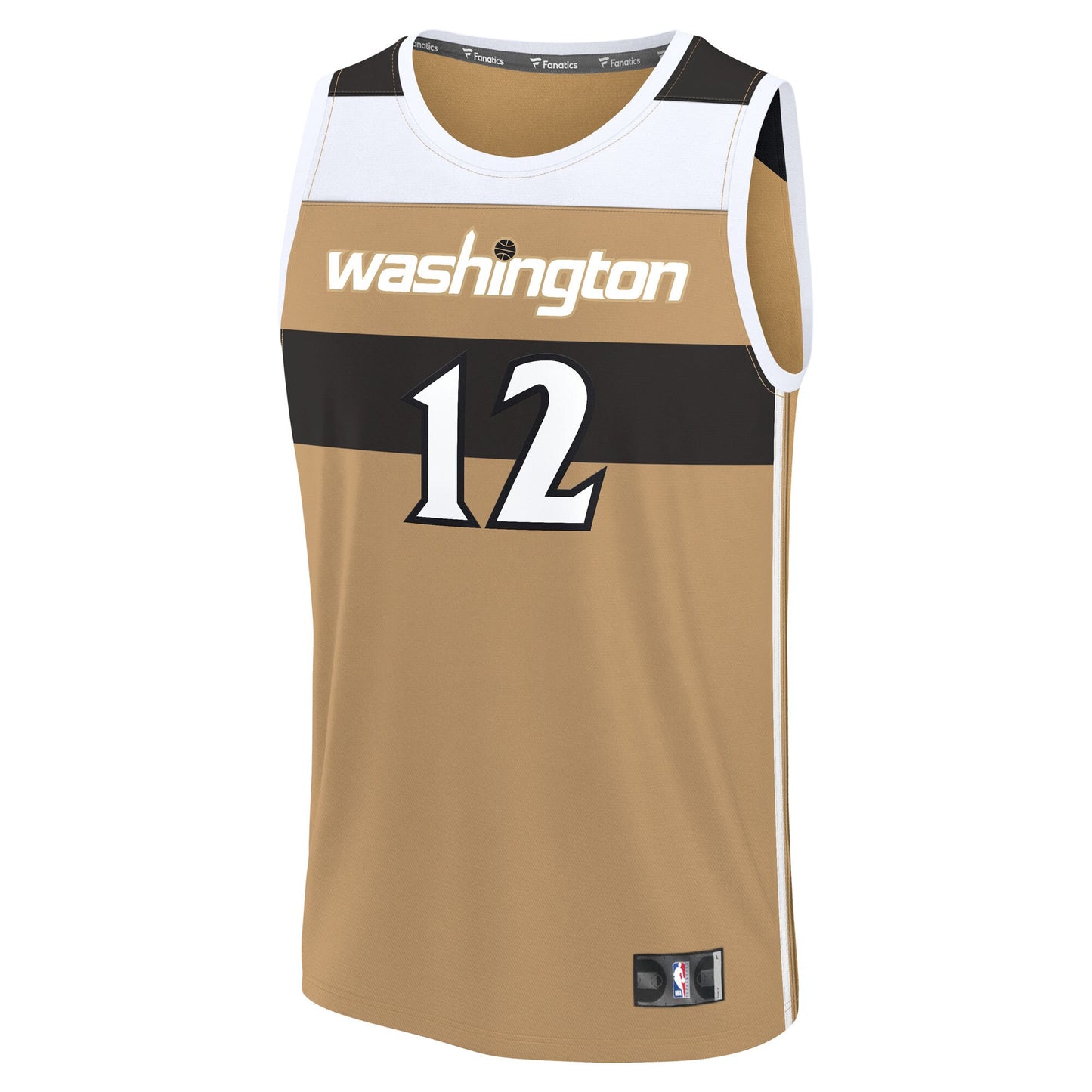 Youth Washington Wizards Tre Johnson III Fanatics Gold Fast Break Jersey - City Edition