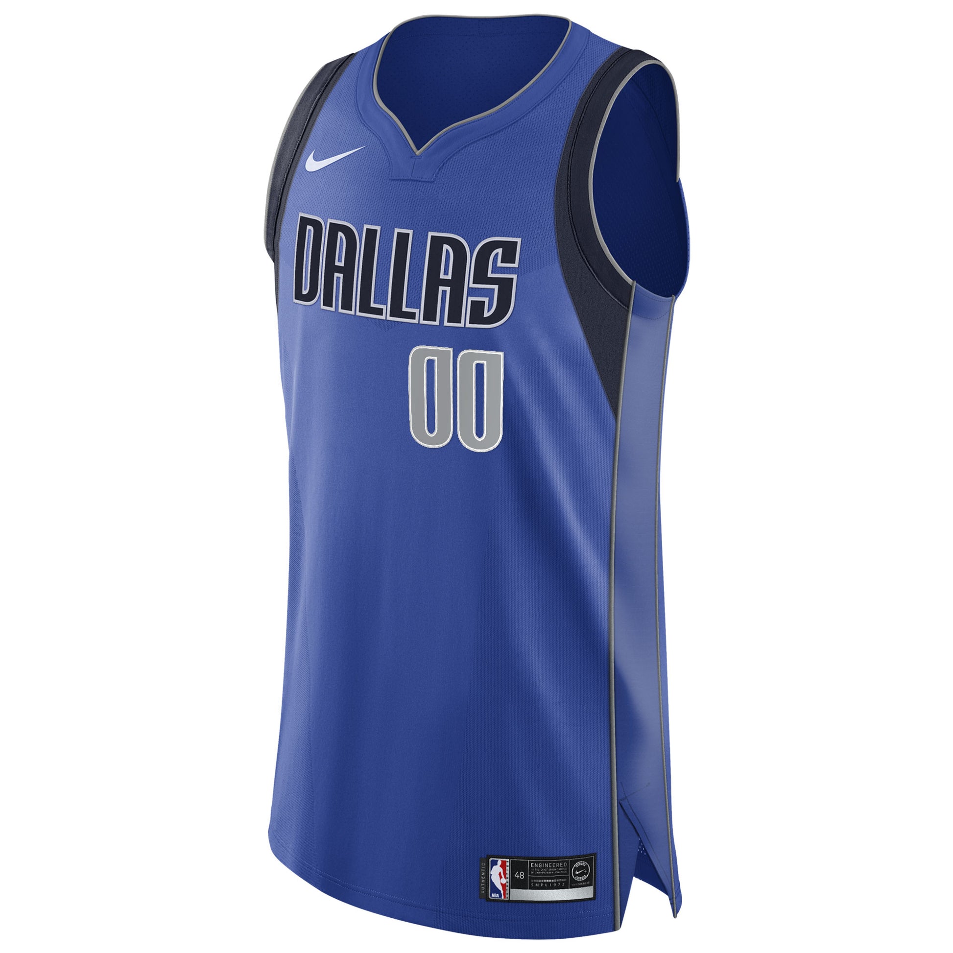 Men's Dallas Mavericks Nike Royal 2020/21 Authentic Custom Jersey - Icon Edition