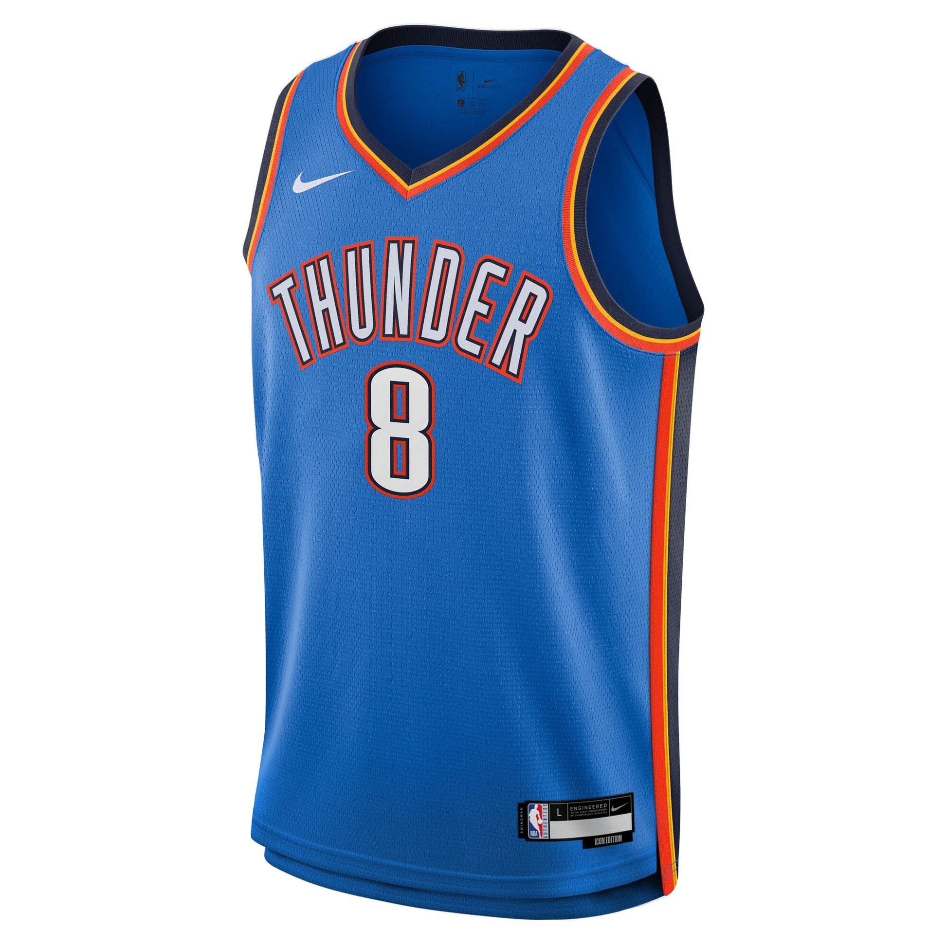 Youth Oklahoma City Thunder Jalen Williams Nike Blue Swingman Jersey - Icon Edition
