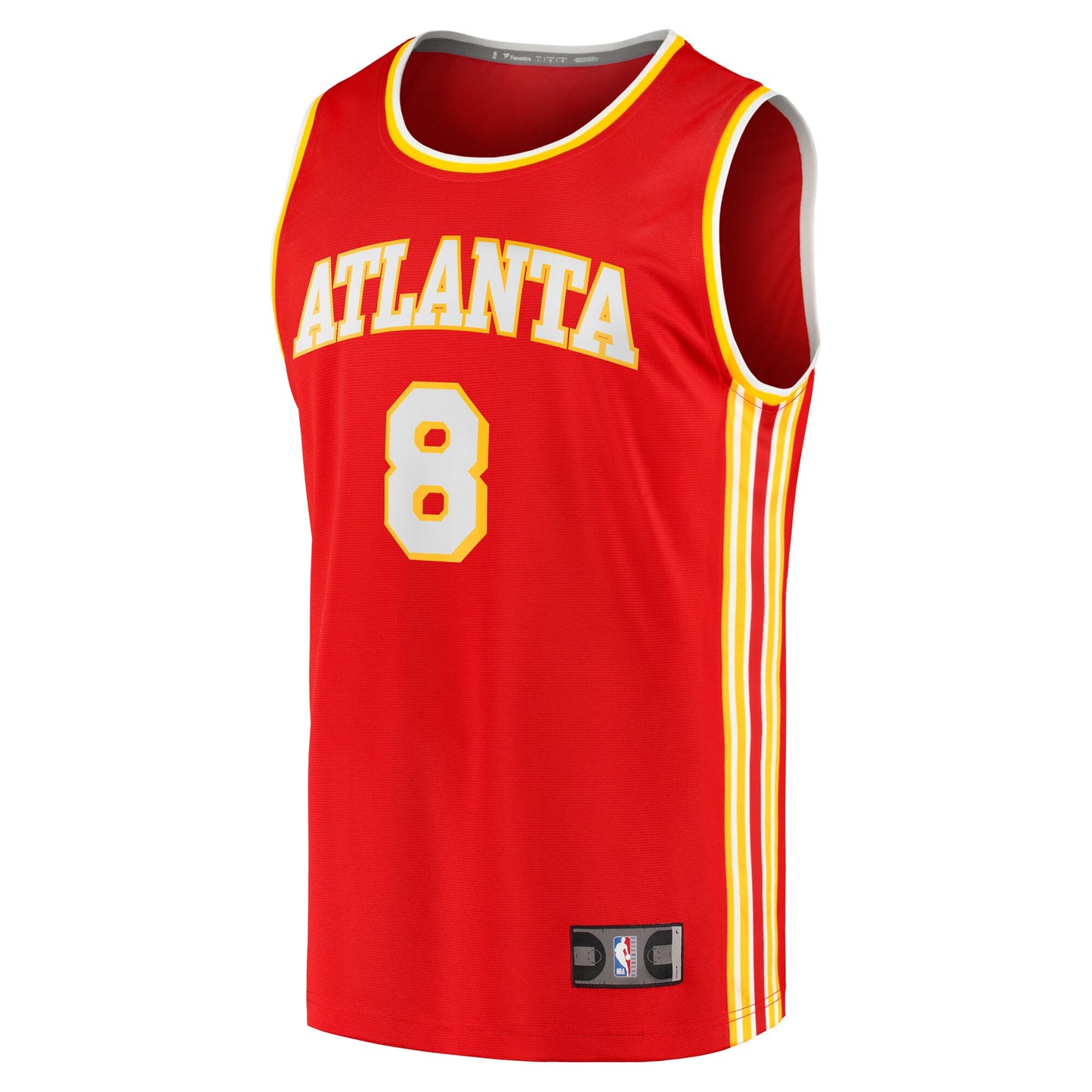 Men's Atlanta Hawks Kristaps Porziņģis Fanatics Red Fast Break Replica Jersey - Icon Edition