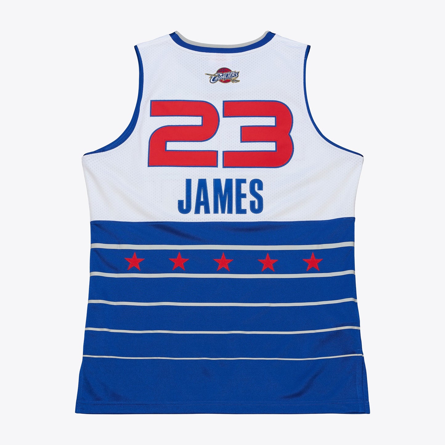 Men's 2006 NBA All-Star Game LeBron James Mitchell & Ness White/Blue Authentic Jersey