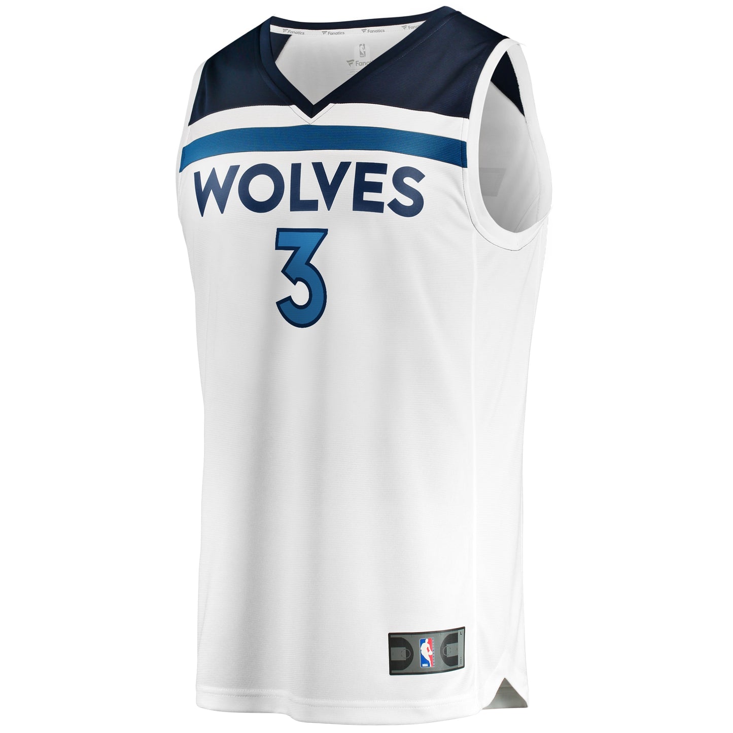 Men's Minnesota Timberwolves Jaden McDaniels Fanatics White Fast Break Replica Player Jersey - Association Edition