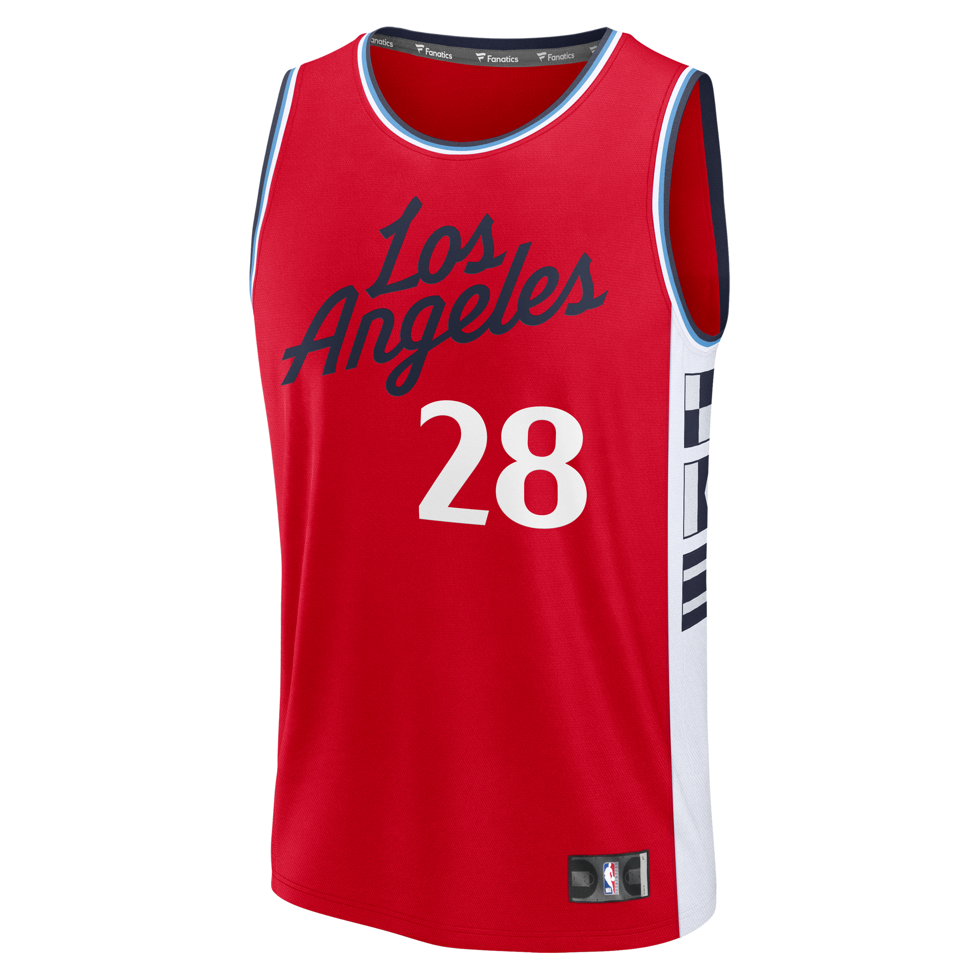 Youth LA Clippers Rui Hachimura Fanatics Red Fast Break Replica Jersey - Statement Edition