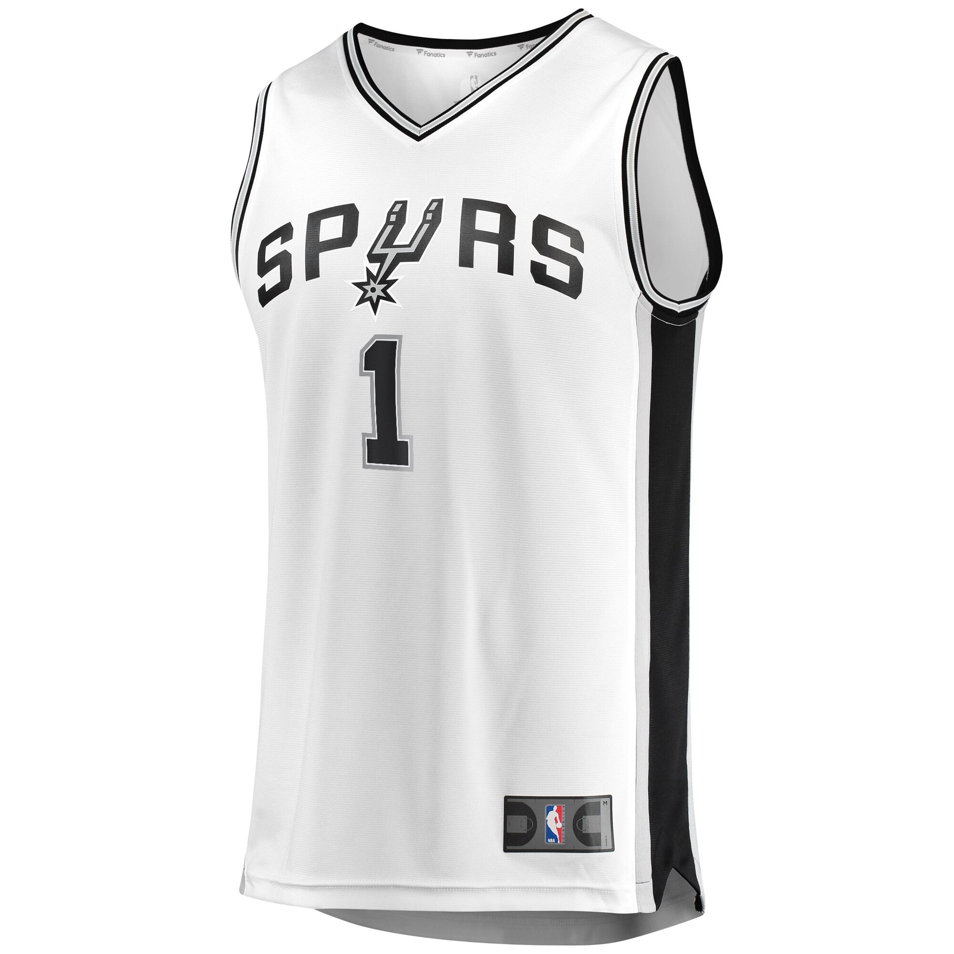 Men's San Antonio Spurs Victor Wembanyama Fanatics White Fast Break Replica Player Jersey - Association Edition