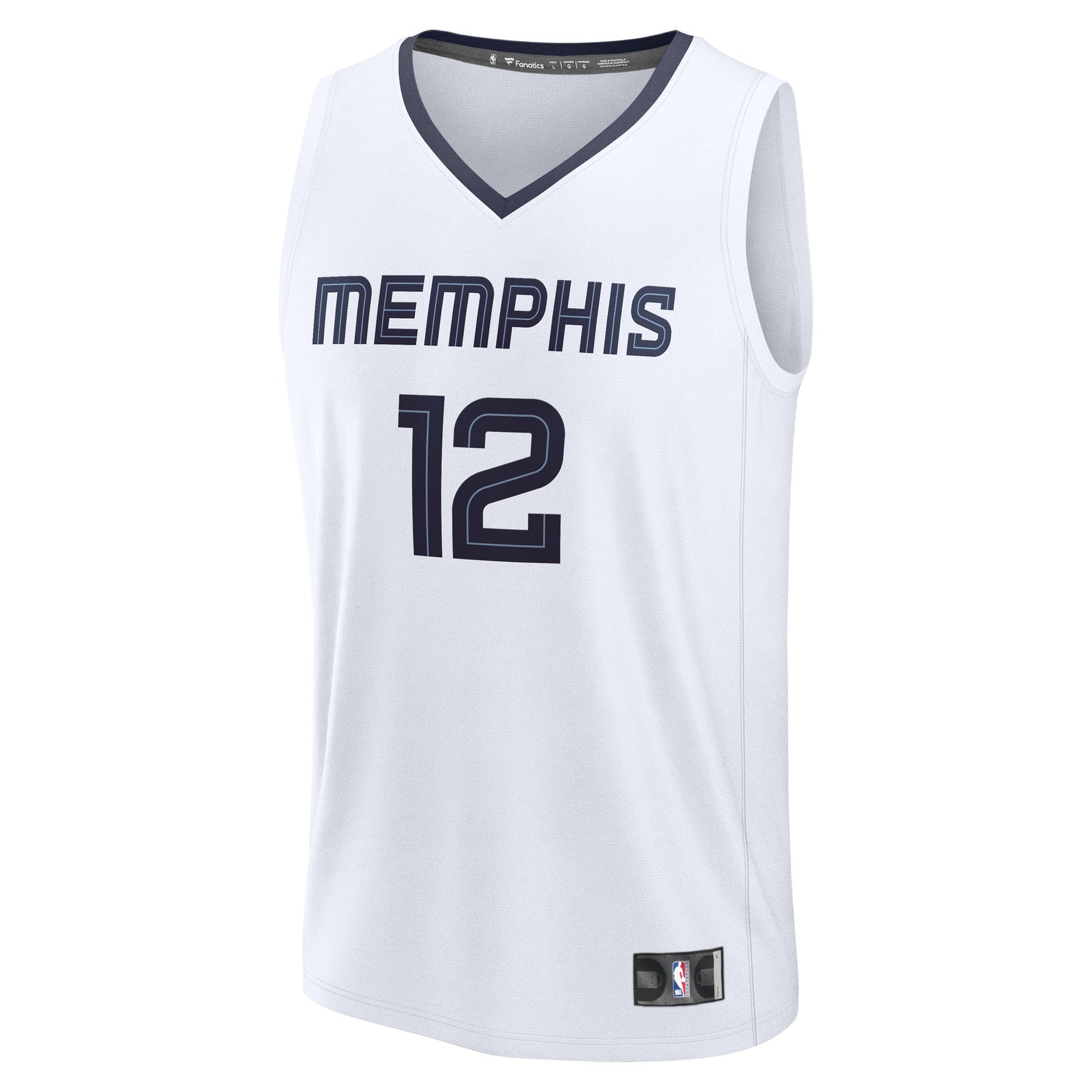 Men's Memphis Grizzlies Ja Morant Fanatics White Fast Break Replica Player Jersey - Association Edition