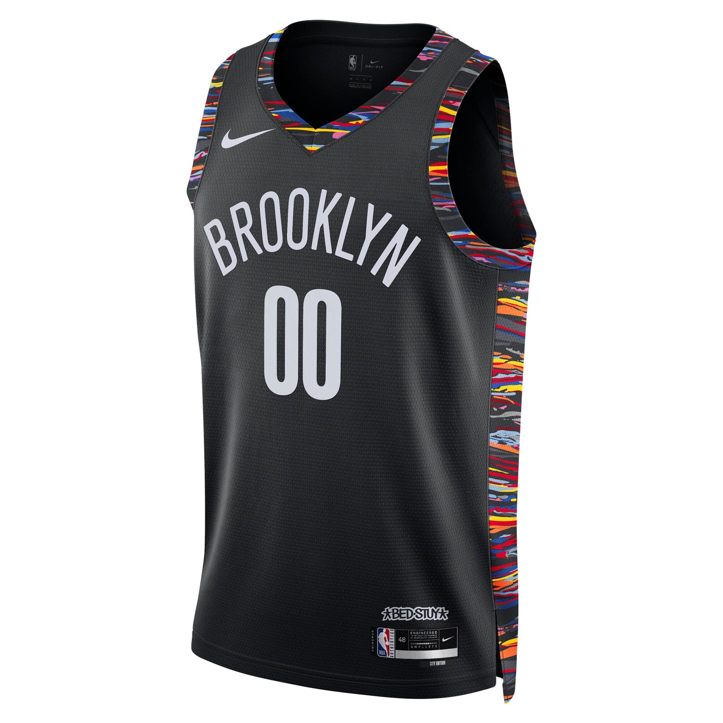 Unisex Brooklyn Nets Nike Black 2025/26 City Edition Swingman Custom Jersey