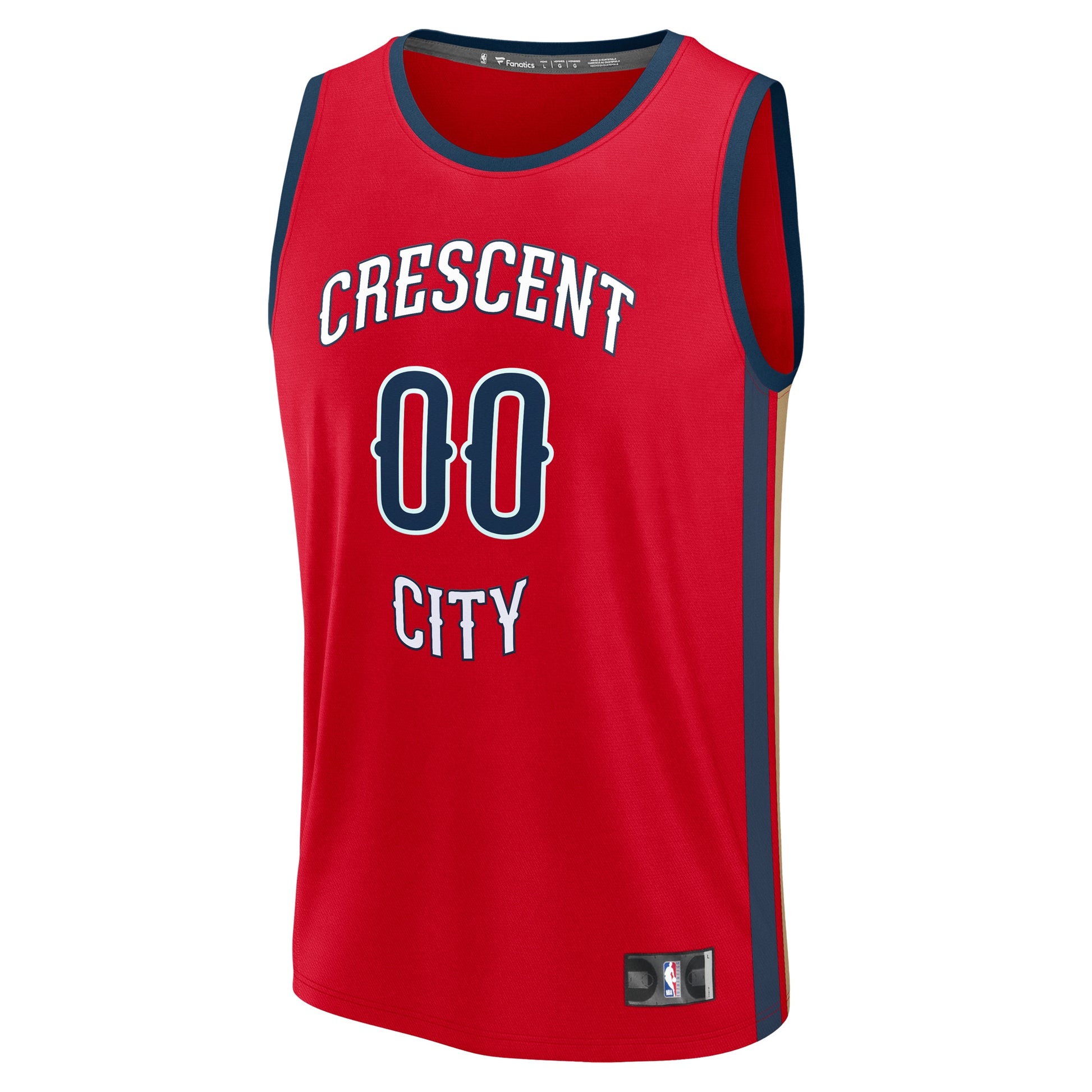 Men's New Orleans Pelicans Fanatics Red Fast Break Custom Jersey - Statement Edition