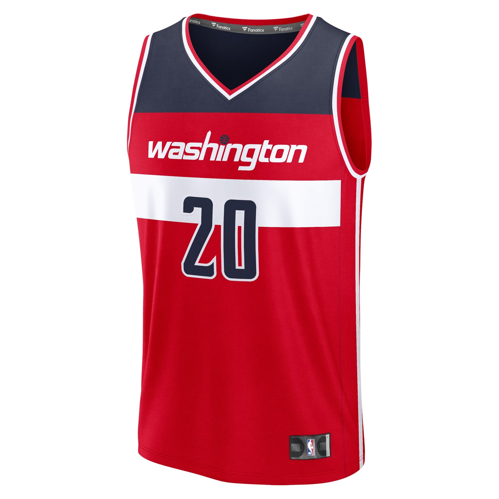 Men's Washington Wizards Alex Sarr Fanatics Red Fast Break Replica Jersey - Icon Edition