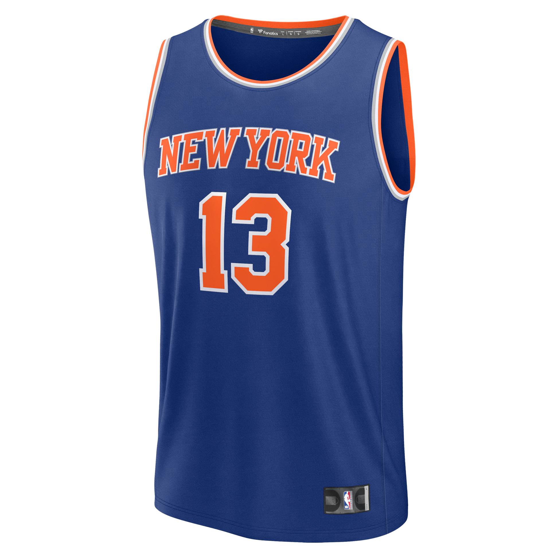 Men's New York Knicks Tyler Kolek Fanatics Blue Fast Break Replica Jersey - Icon Edition