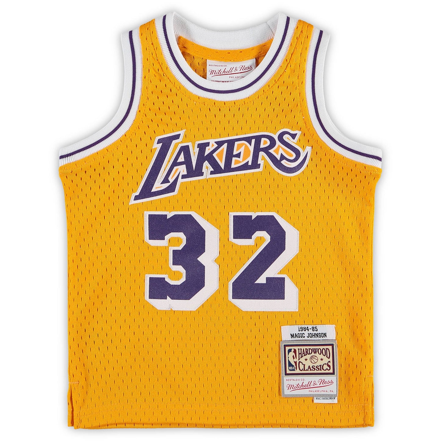 Infant Los Angeles Lakers Magic Johnson Mitchell & Ness Gold Retired Player Jersey