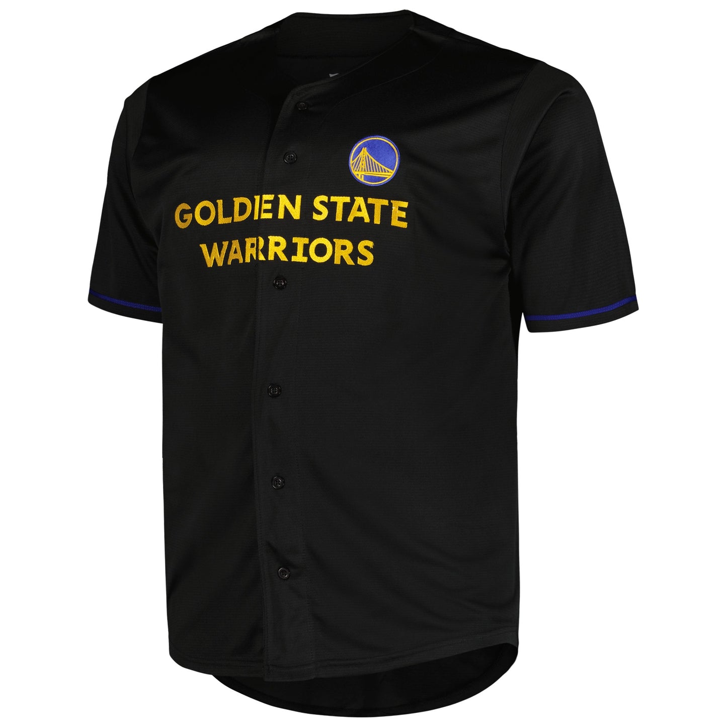 Men's Golden State Warriors Profile Black Big & Tall Pop Jersey