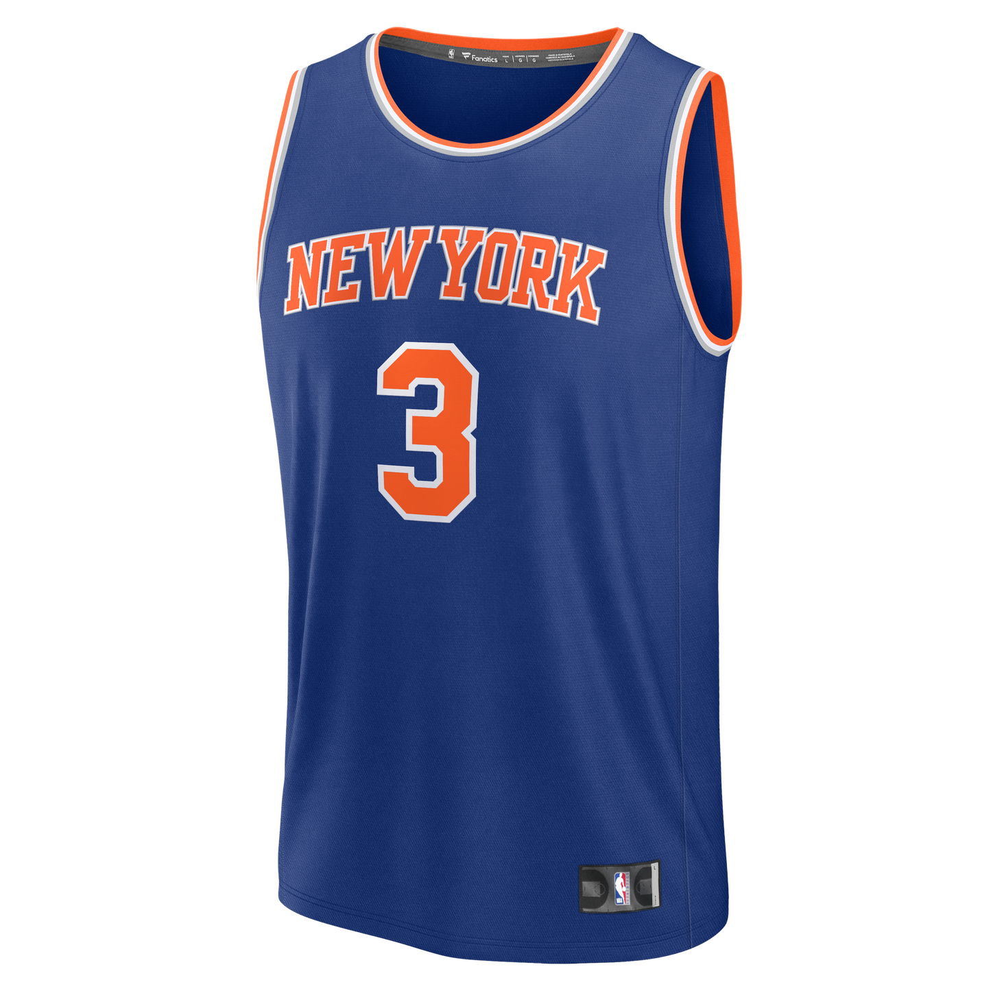 Men's New York Knicks Josh Hart Fanatics Blue Fast Break Jersey - Icon Edition