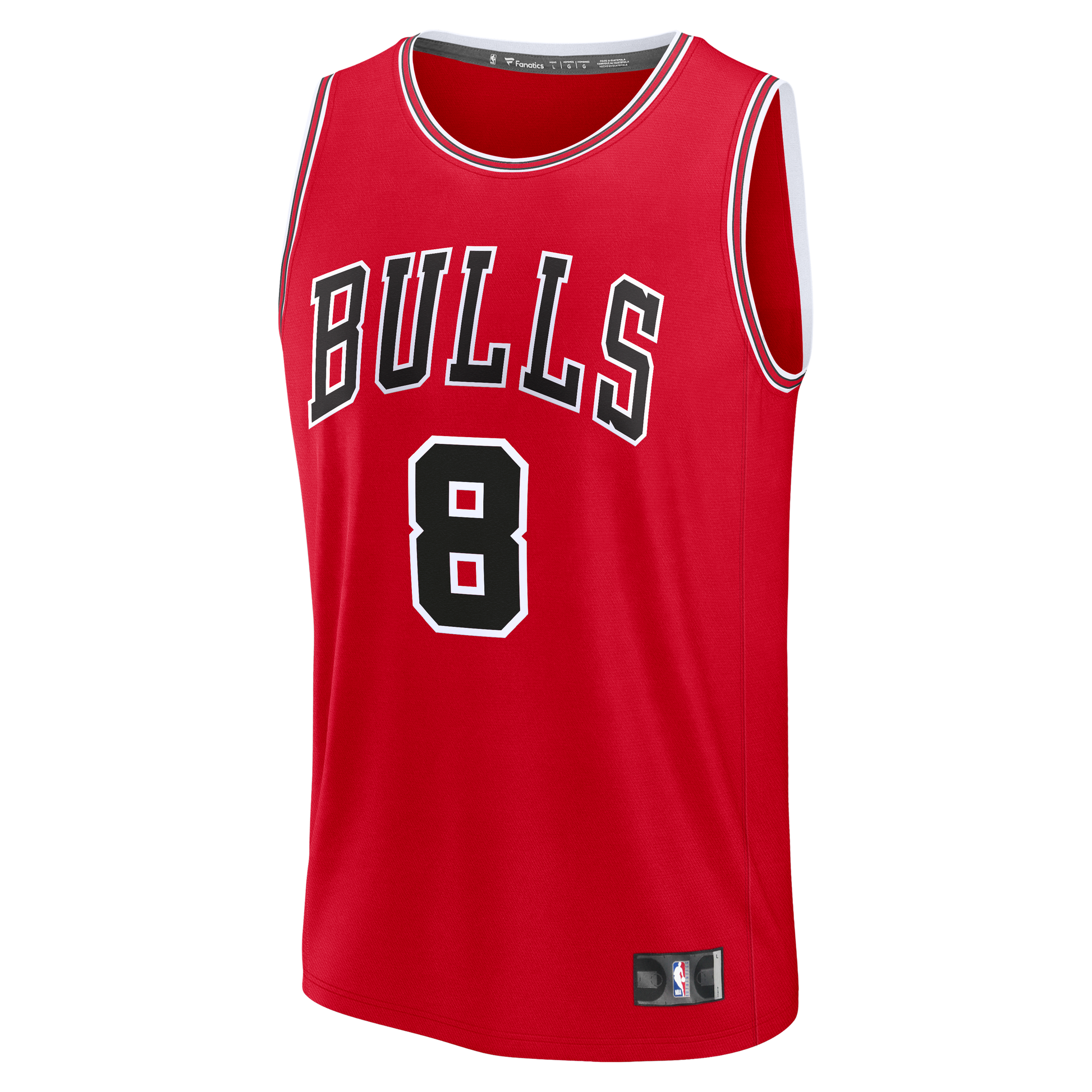 Youth Chicago Bulls Caleb Wilson Fanatics Red Fast Break Replica Jersey - Icon Edition
