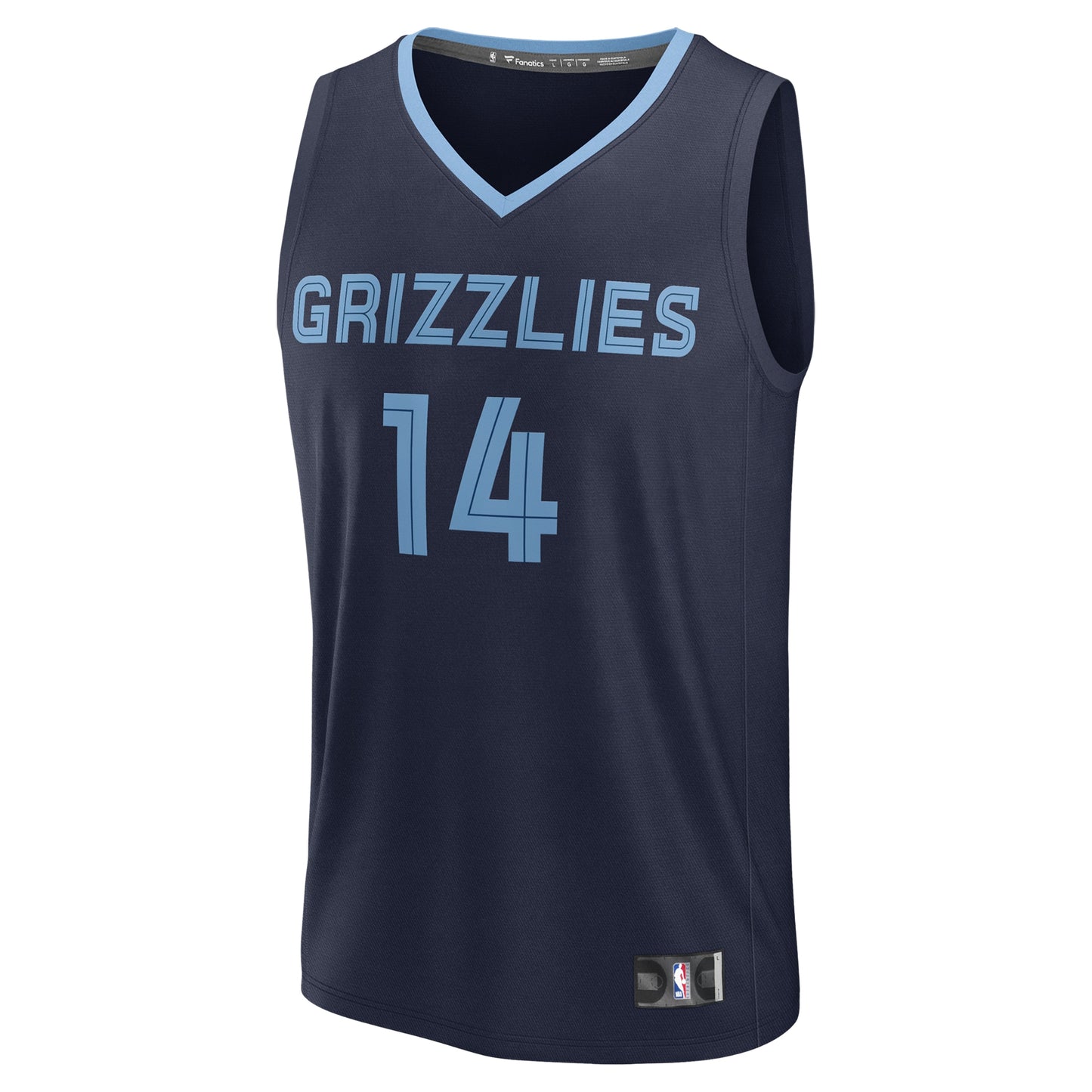 Men's Memphis Grizzlies Zach Edey Fanatics Navy 2024 NBA Draft Fast Break Player Jersey - Icon Edition