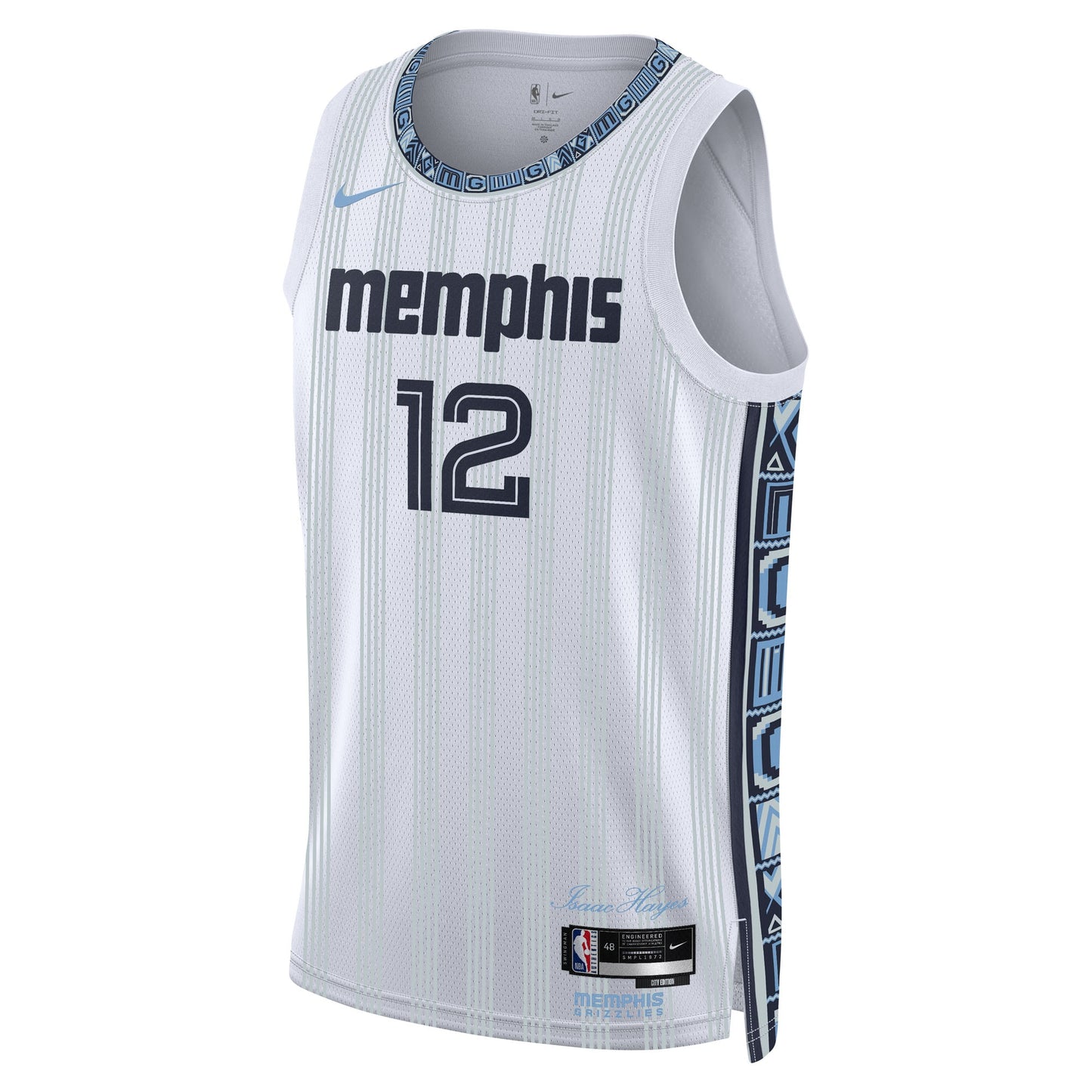 Unisex Memphis Grizzlies Ja Morant Nike White 2025/26 Swingman Jersey - City Edition