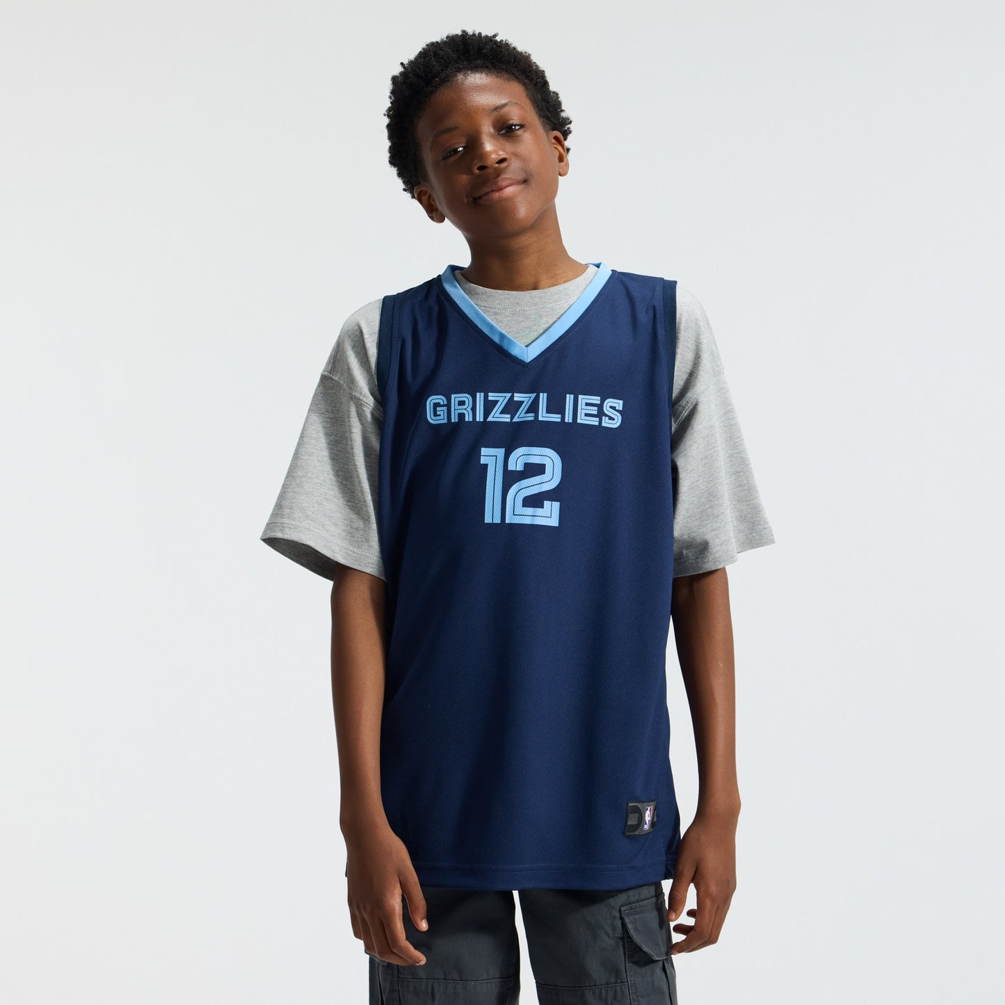 Youth Memphis Grizzlies Ja Morant Fanatics Navy Fast Break Replica Player Jersey - Icon Edition