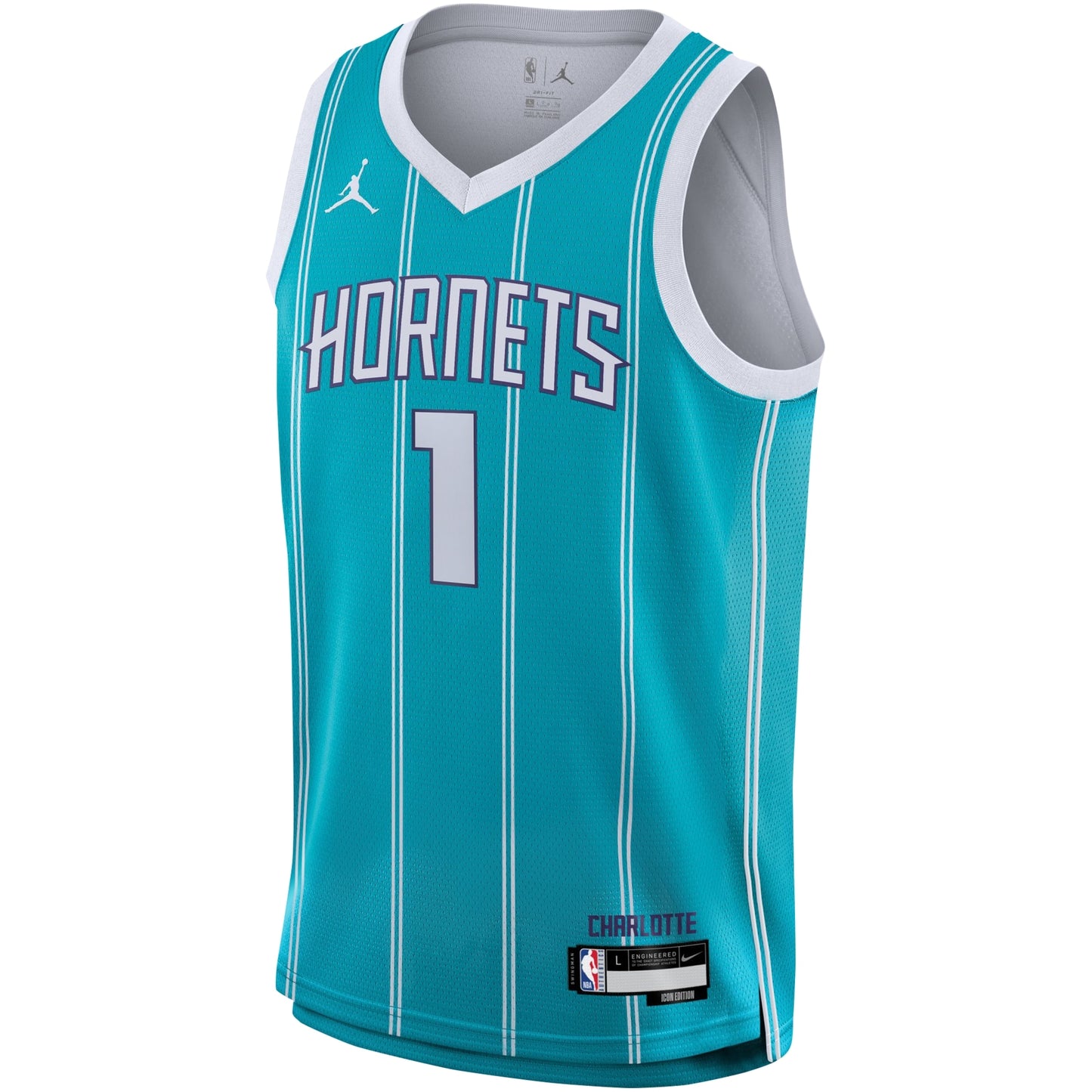 Youth Charlotte Hornets LaMelo Ball Nike Teal Swingman Jersey - Icon Edition