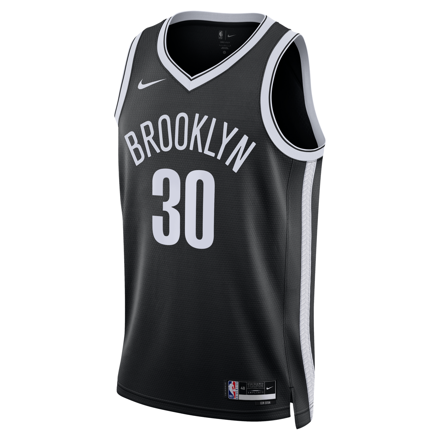 Unisex Brooklyn Nets Julius Randle Nike Black Swingman Jersey - Icon Edition