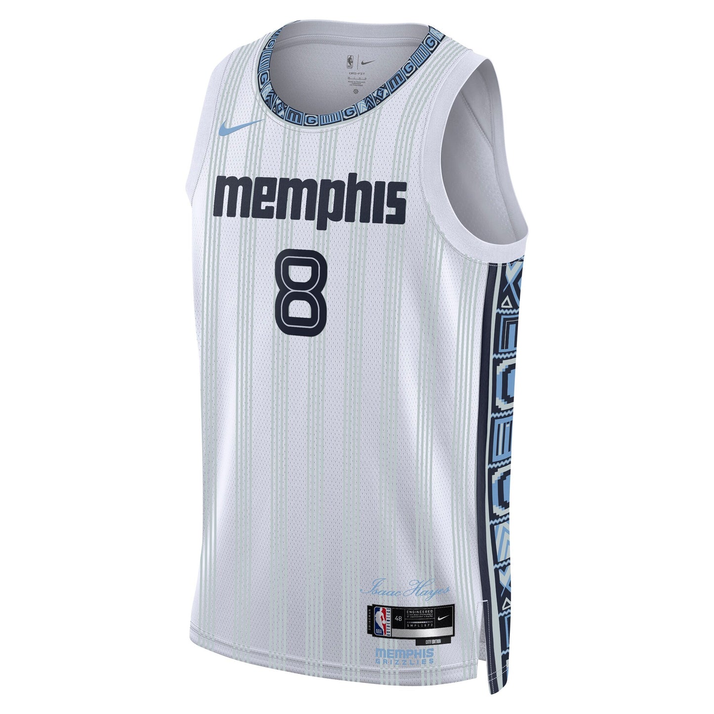 Unisex Memphis Grizzlies Jaren Jackson Jr. Nike White 2025/26 Swingman Jersey - City Edition