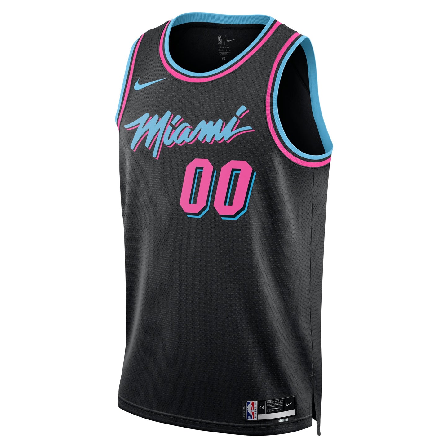 Unisex Miami Heat Nike Black 2025/26 City Edition Swingman Custom Jersey