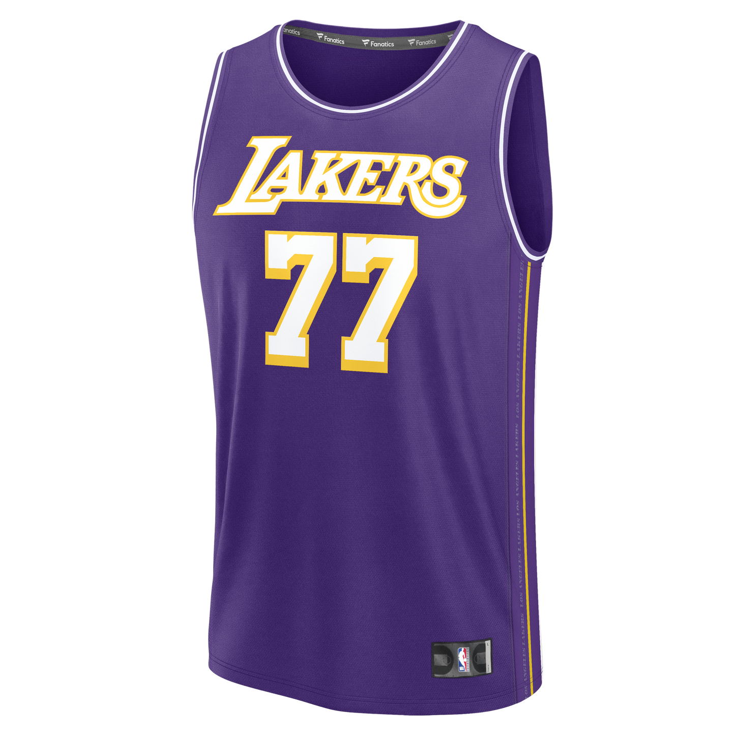 Men's Los Angeles Lakers Luka Dončić Fanatics Purple Fast Break Jersey - Statement Edition