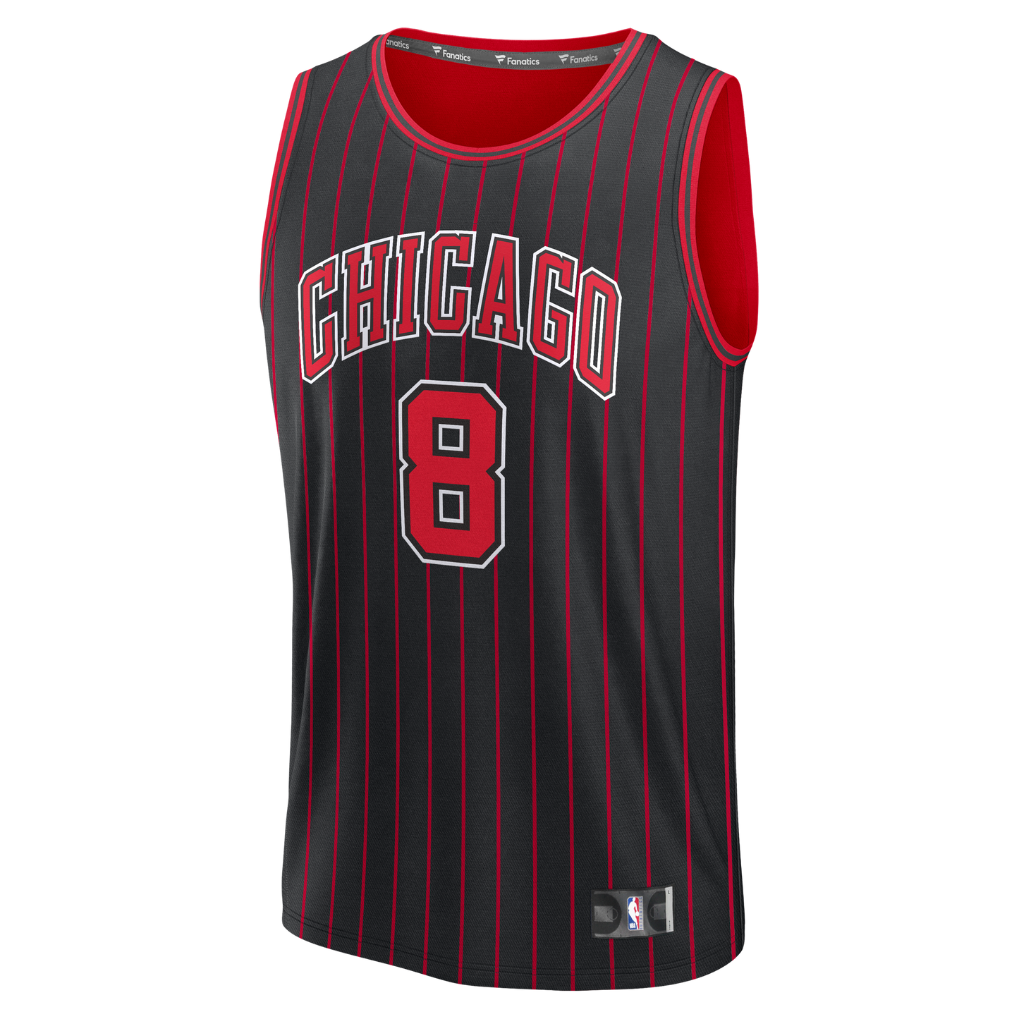 Youth Chicago Bulls Caleb Wilson Fanatics Black Fast Break Replica Jersey - Statement Edition
