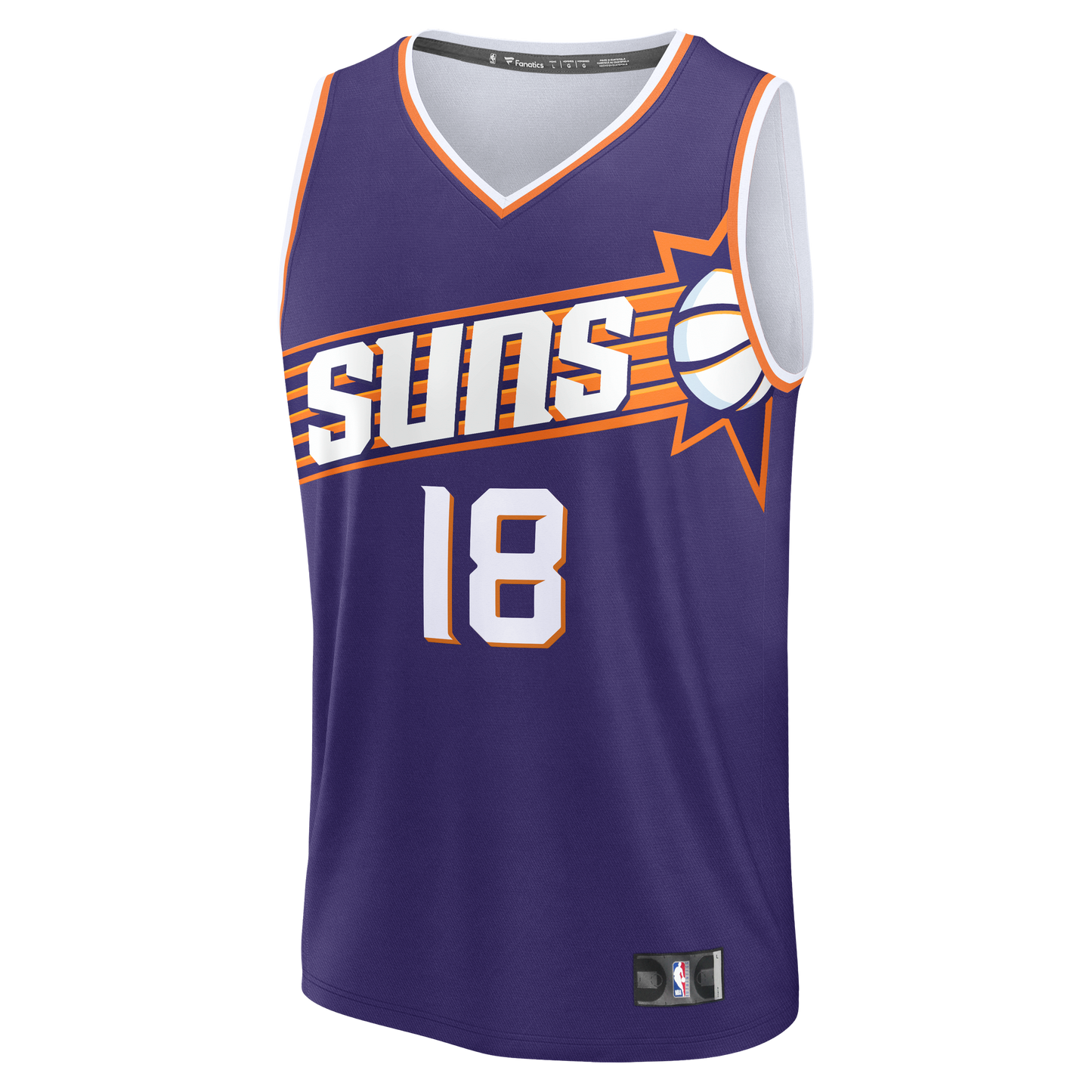Men's Phoenix Suns Koa Peat Fanatics Purple Fast Break Jersey - Icon Edition