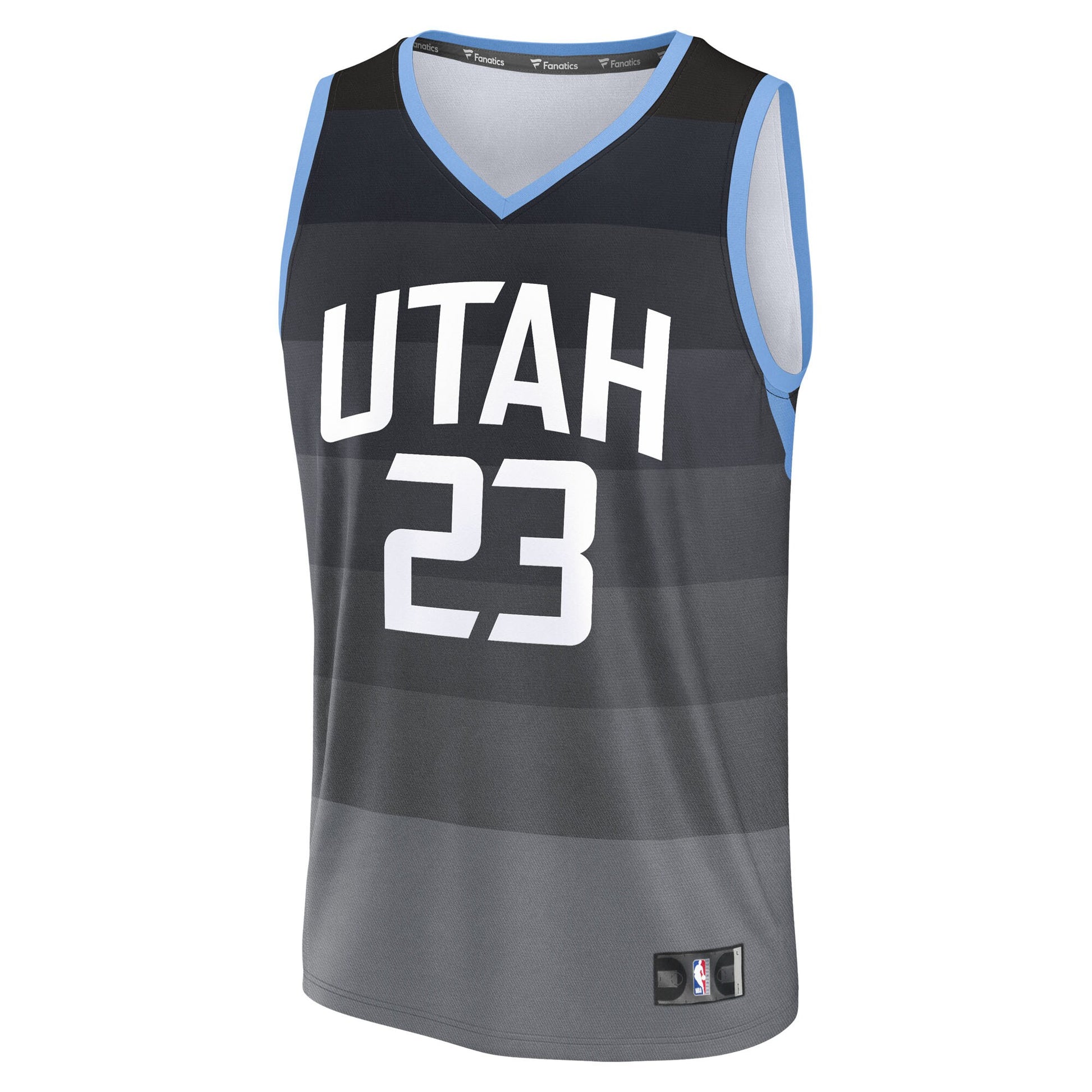 Men's Utah Jazz Lauri Markkanen Fanatics Black 2025/26 City Edition Fast Break Jersey