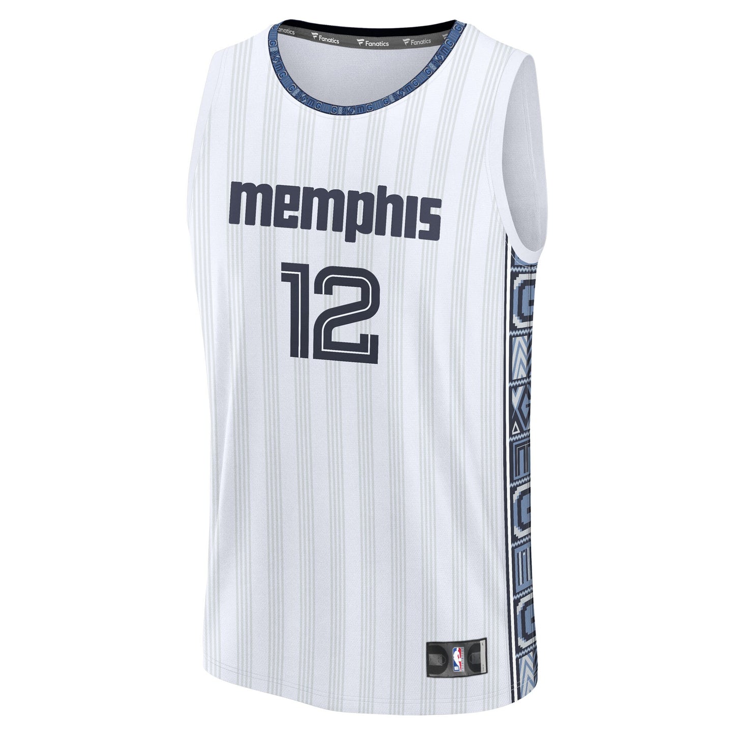 Youth Memphis Grizzlies Ja Morant Fanatics White 2025/26 City Edition Fast Break Jersey