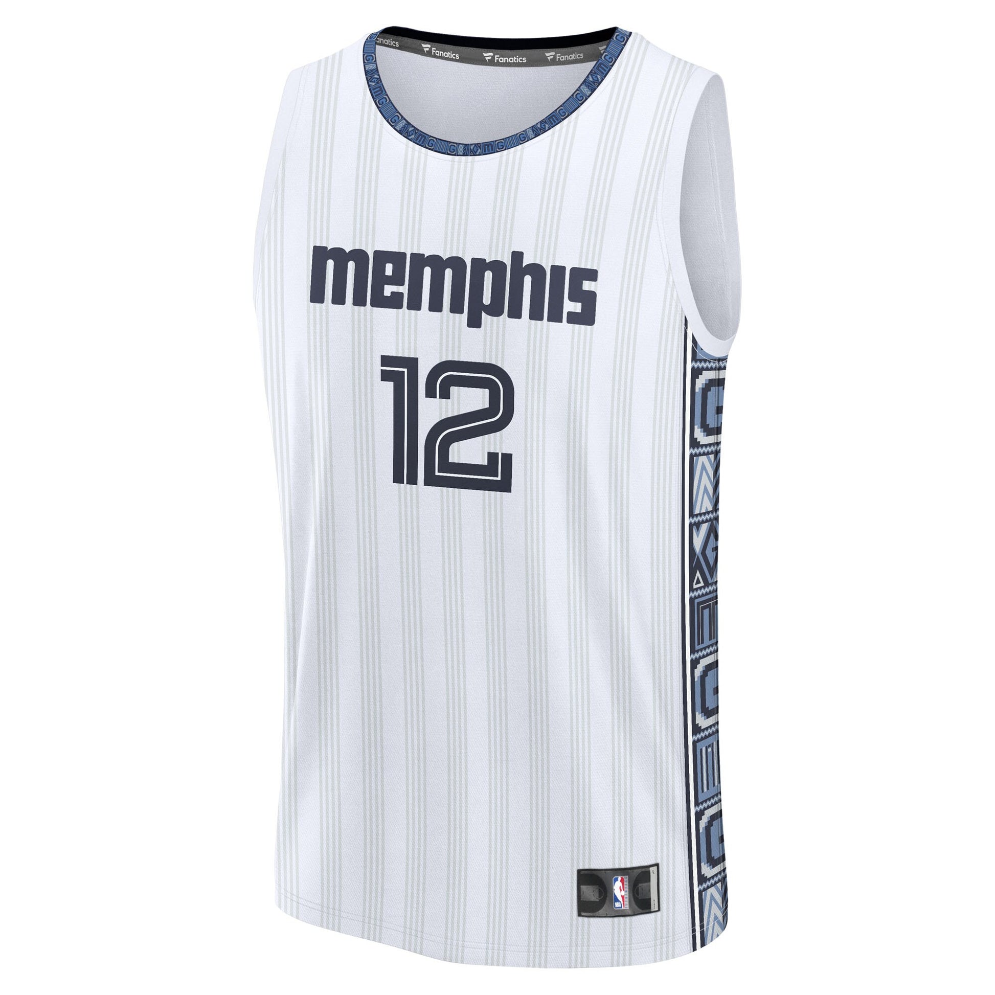 Youth Memphis Grizzlies Ja Morant Fanatics White 2025/26 City Edition Fast Break Jersey