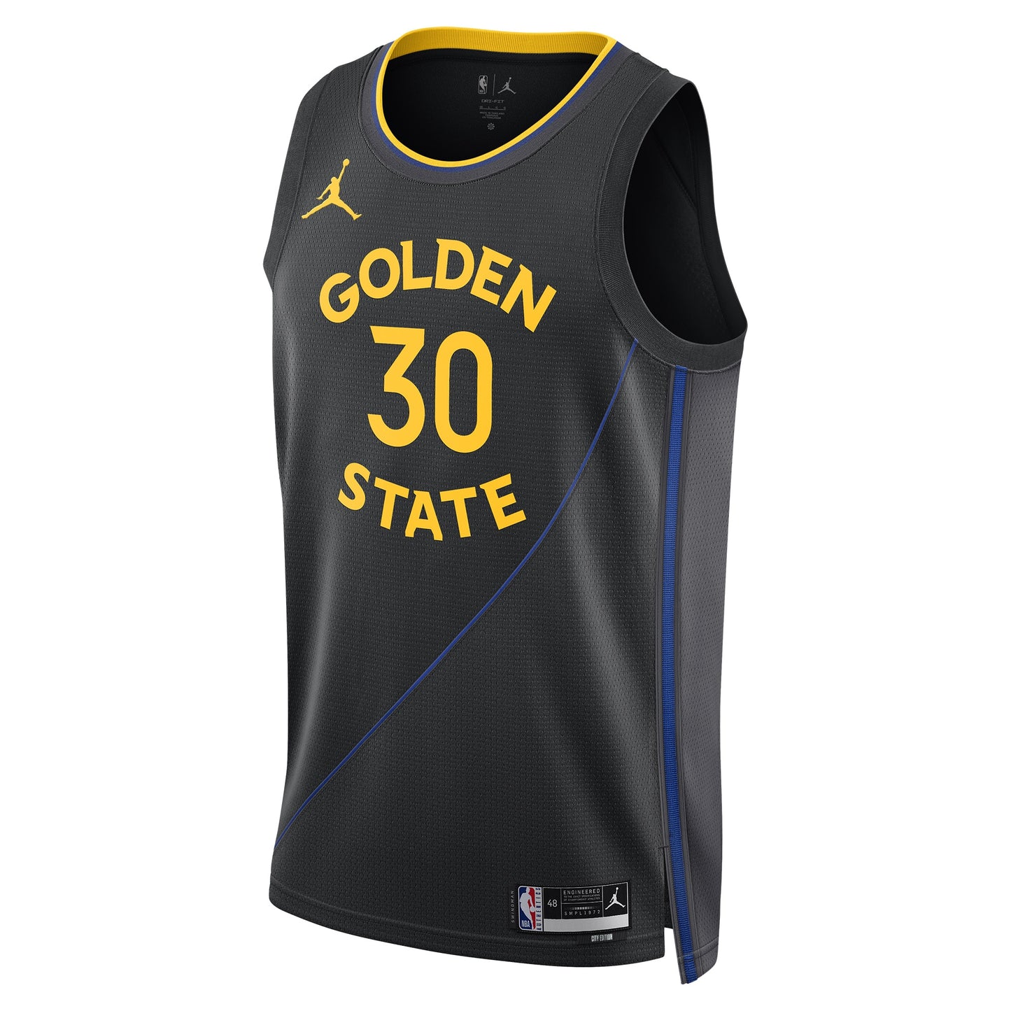 Unisex Golden State Warriors Stephen Curry Jordan Brand Black 2024/25 Swingman Jersey - Statement Edition