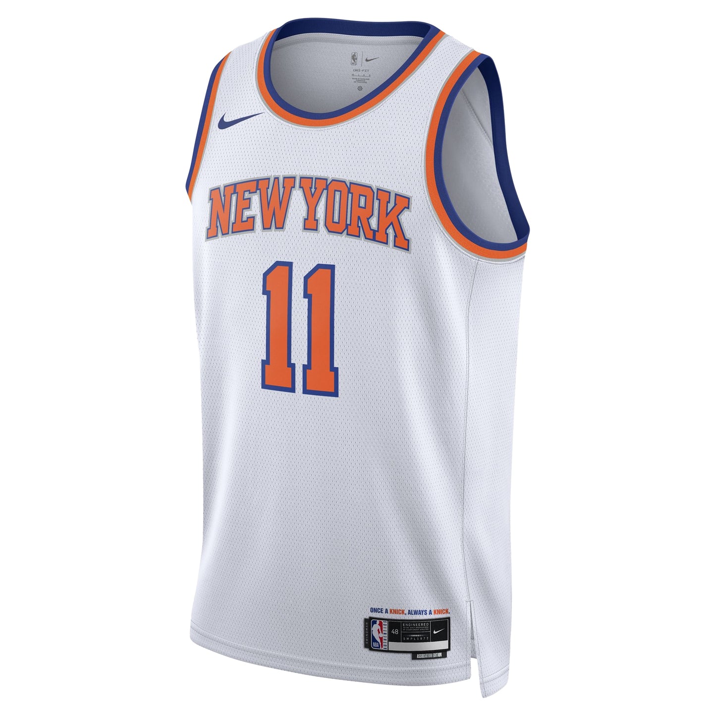 Unisex New York Knicks Jalen Brunson Nike White Swingman Jersey - Association Edition