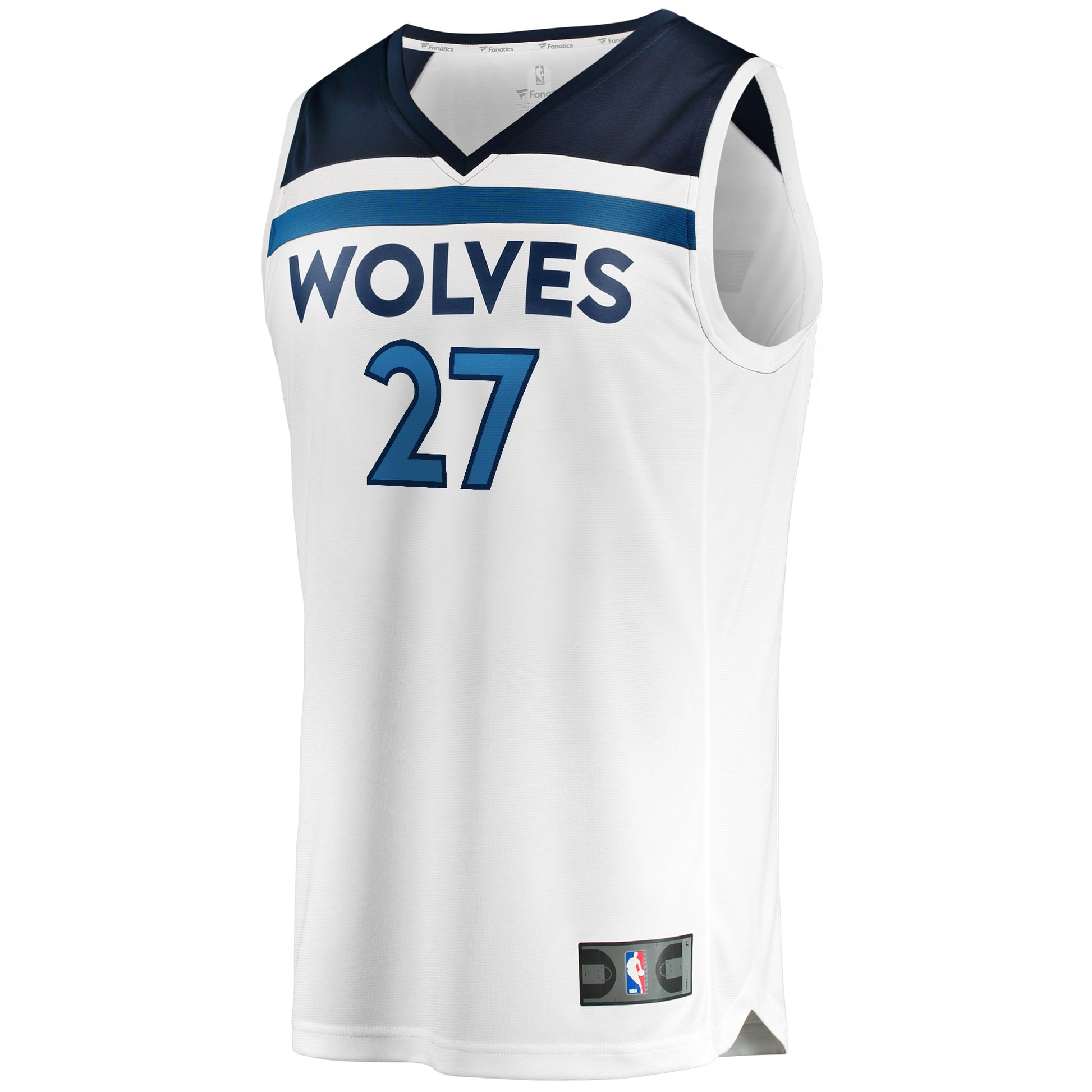 Men's Minnesota Timberwolves Rudy Gobert Fanatics White Fast Break Replica Player Jersey - Association Edition
