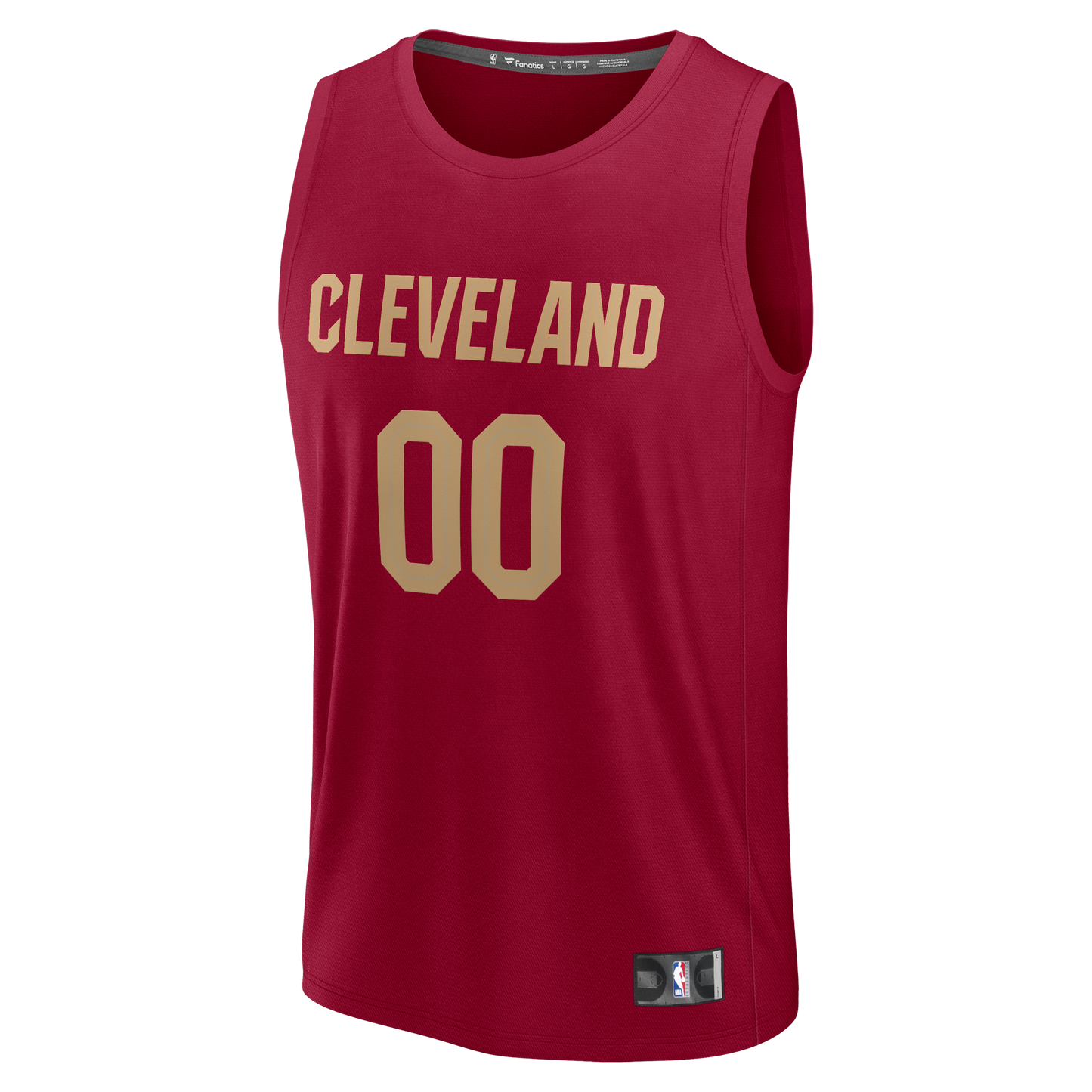 Youth Cleveland Cavaliers Fanatics Red Fast Break Custom Jersey - Icon Edition