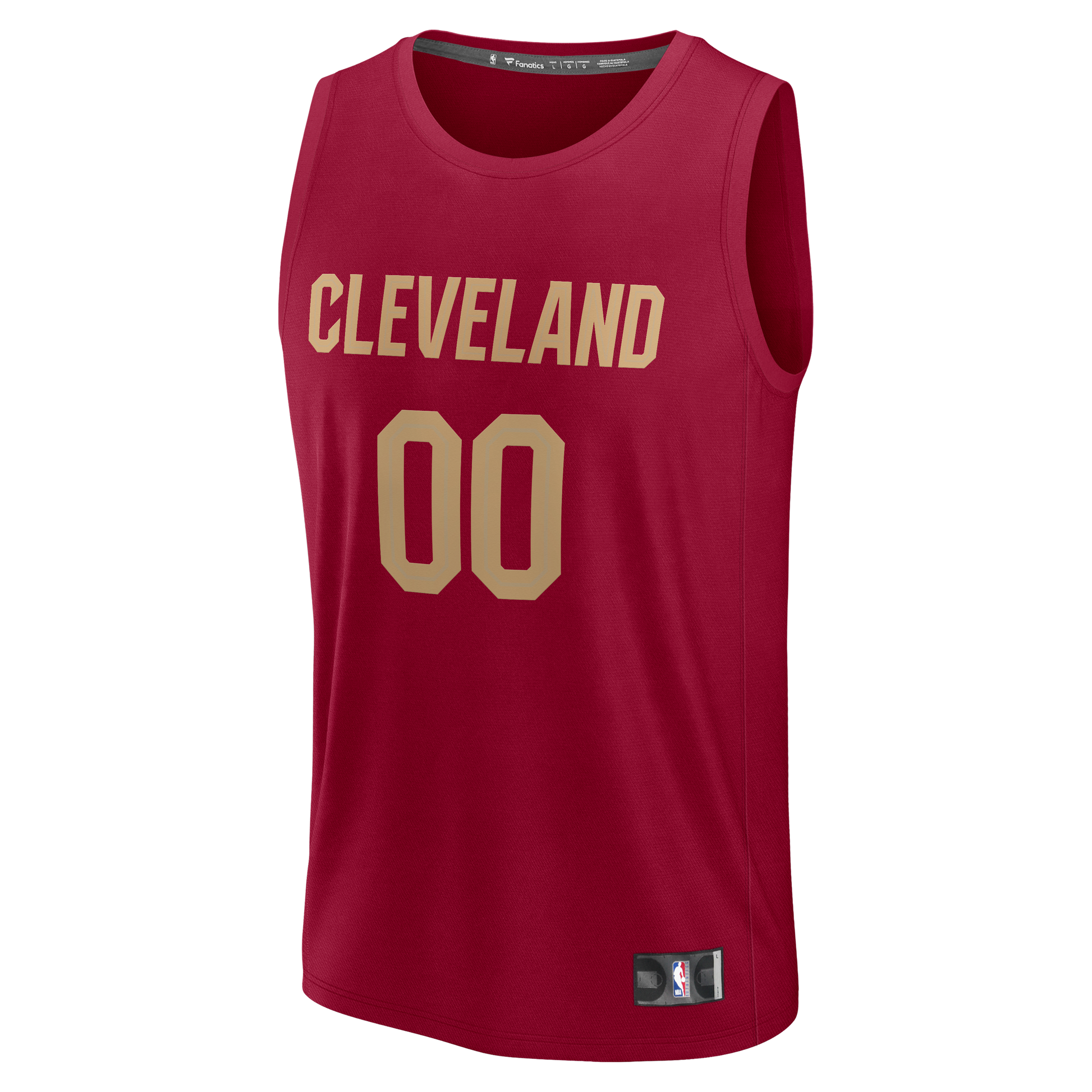 Youth Cleveland Cavaliers Fanatics Red Fast Break Custom Jersey - Icon Edition