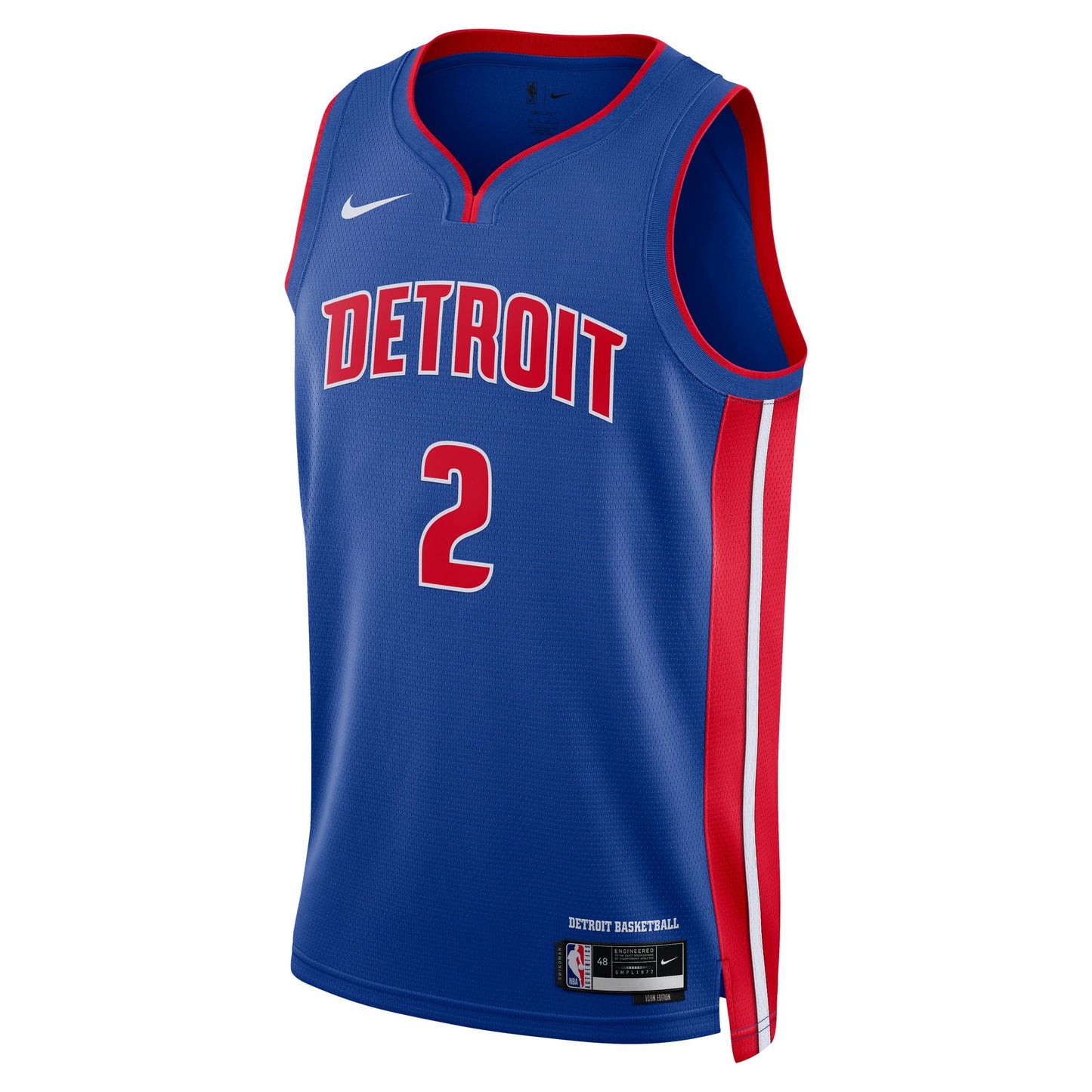 Unisex Detroit Pistons Cade Cunningham Nike Blue Swingman Jersey - Icon Edition
