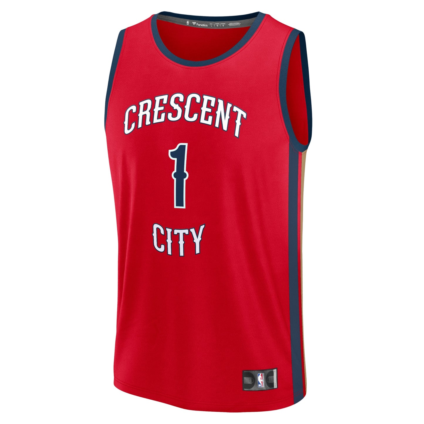 Men's New Orleans Pelicans Zion Williamson Fanatics Red Fast Break Replica Jersey - Statement Edition
