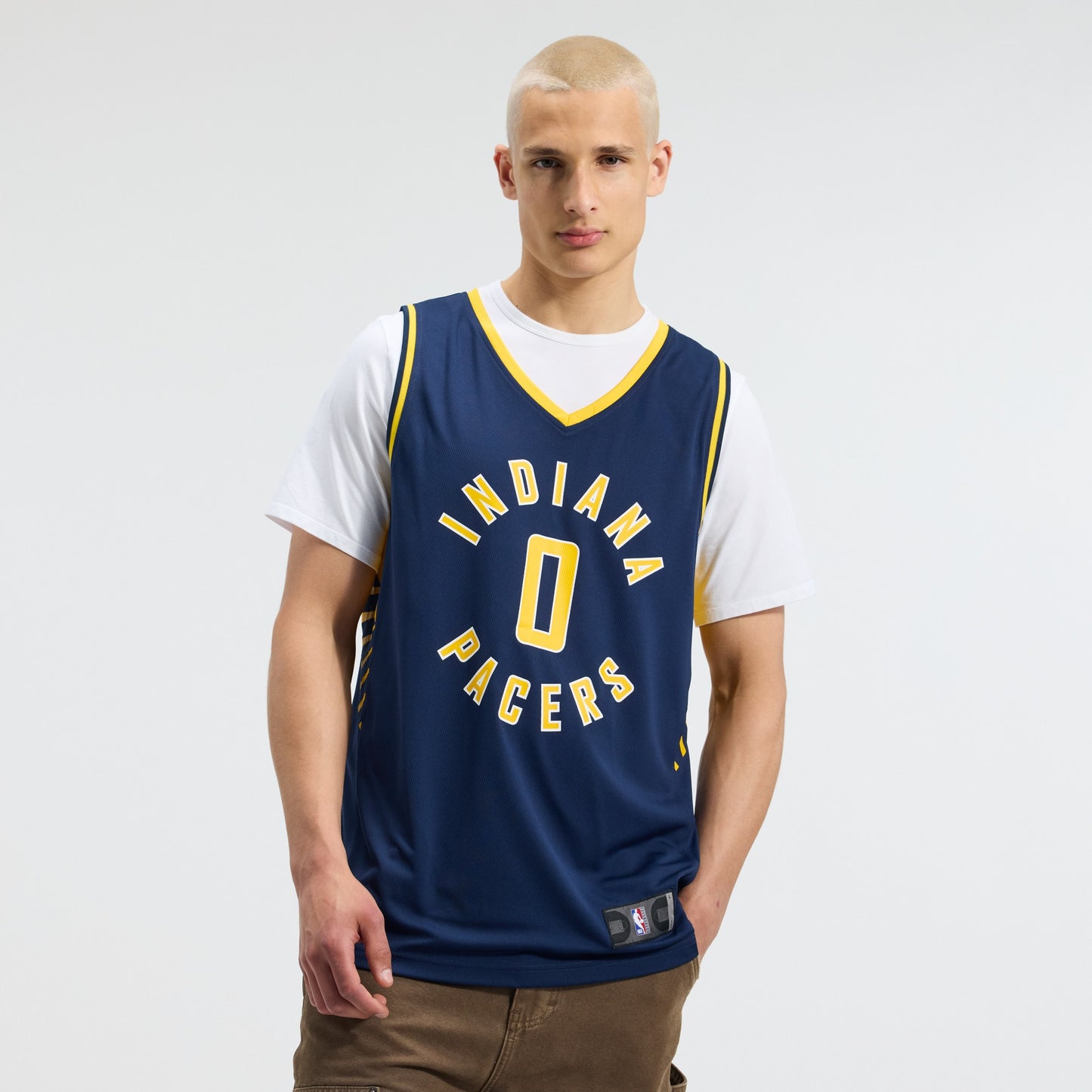Men's Indiana Pacers Tyrese Haliburton Fanatics Navy Fast Break Replica Jersey - Icon Edition