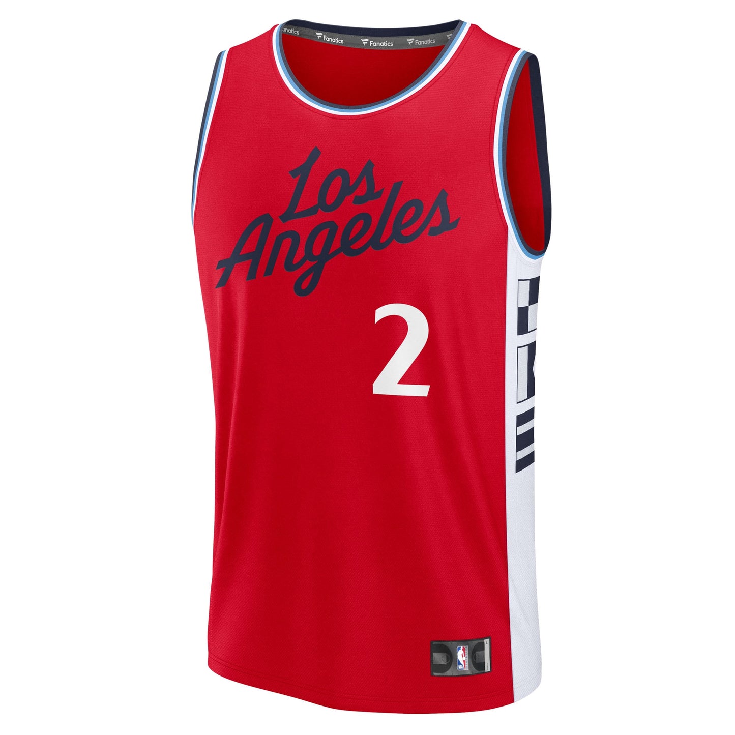 Men's LA Clippers Kawhi Leonard Fanatics Red Fast Break Replica Player Jersey - Statement Edition