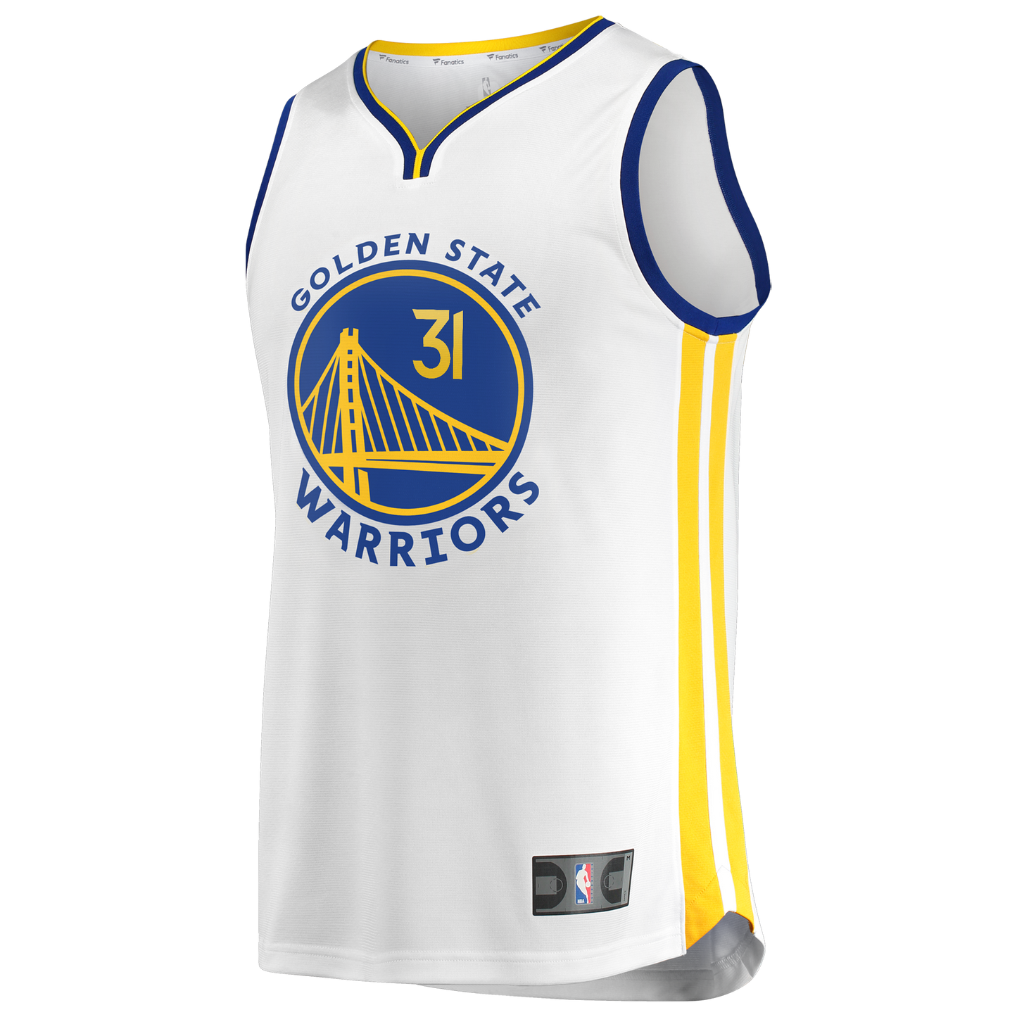 Men's Golden State Warriors Seth Curry Fanatics White Fast Break Replica Player Jersey - Association Edition