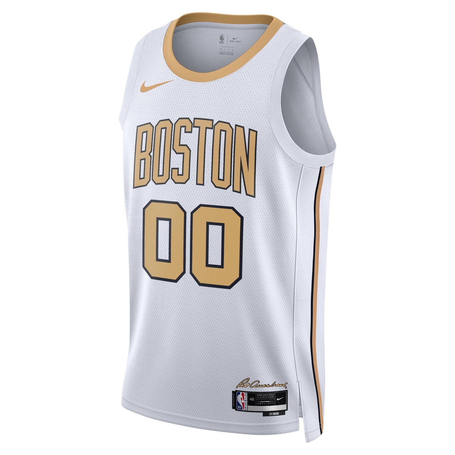 Unisex Boston Celtics Nike White 2025/26 City Edition Swingman Custom Jersey